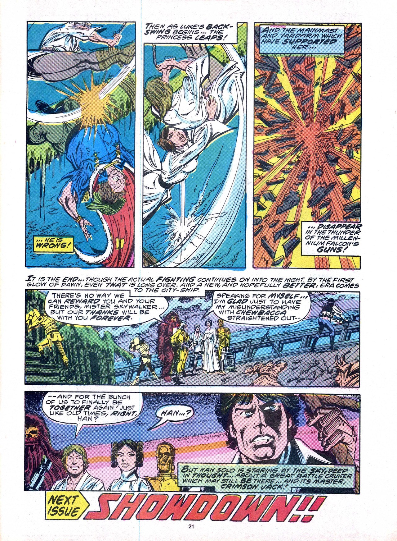 Read online Return of the Jedi comic -  Issue #32 - 21