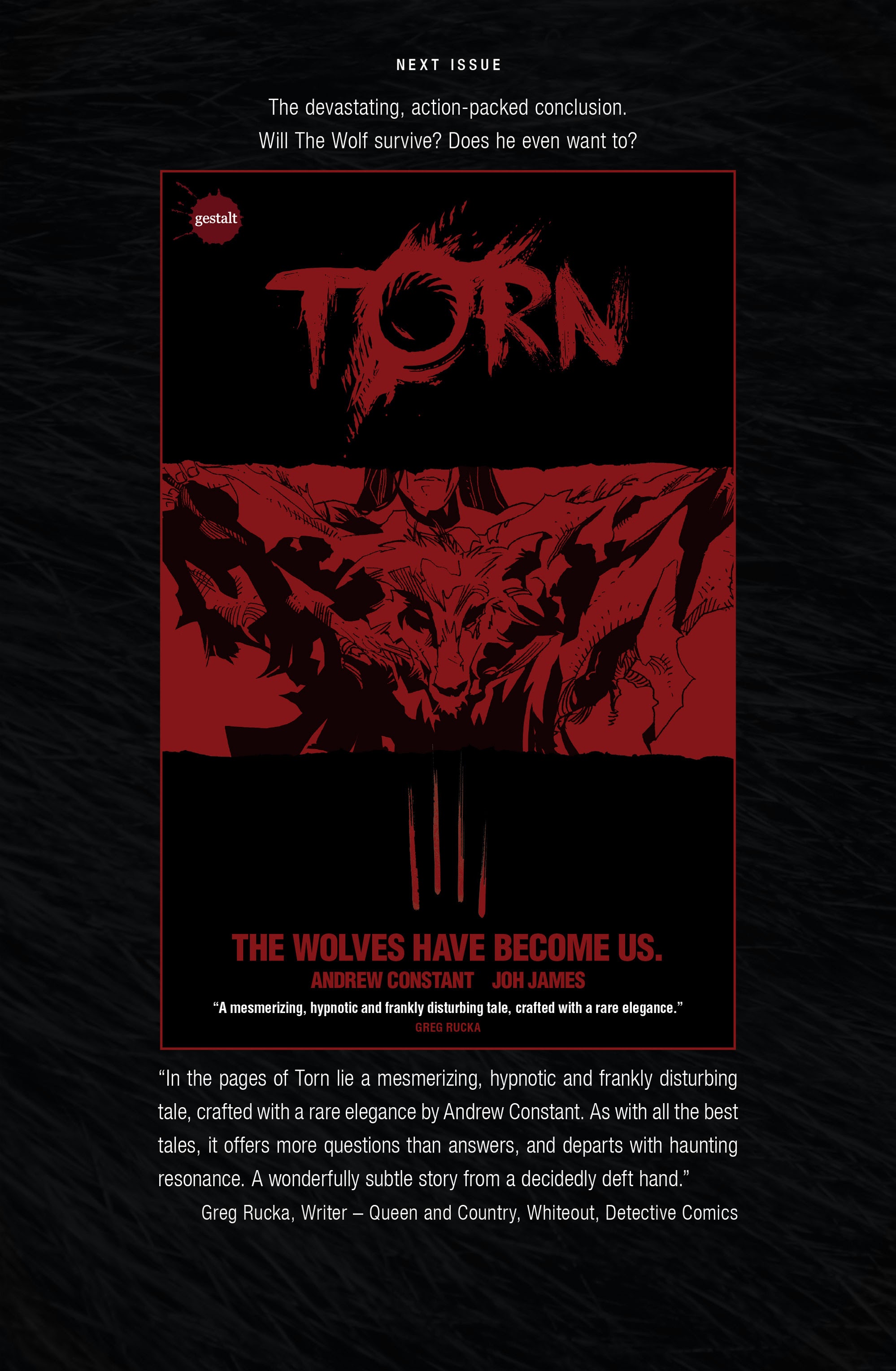 Read online Torn comic -  Issue #3 - 28