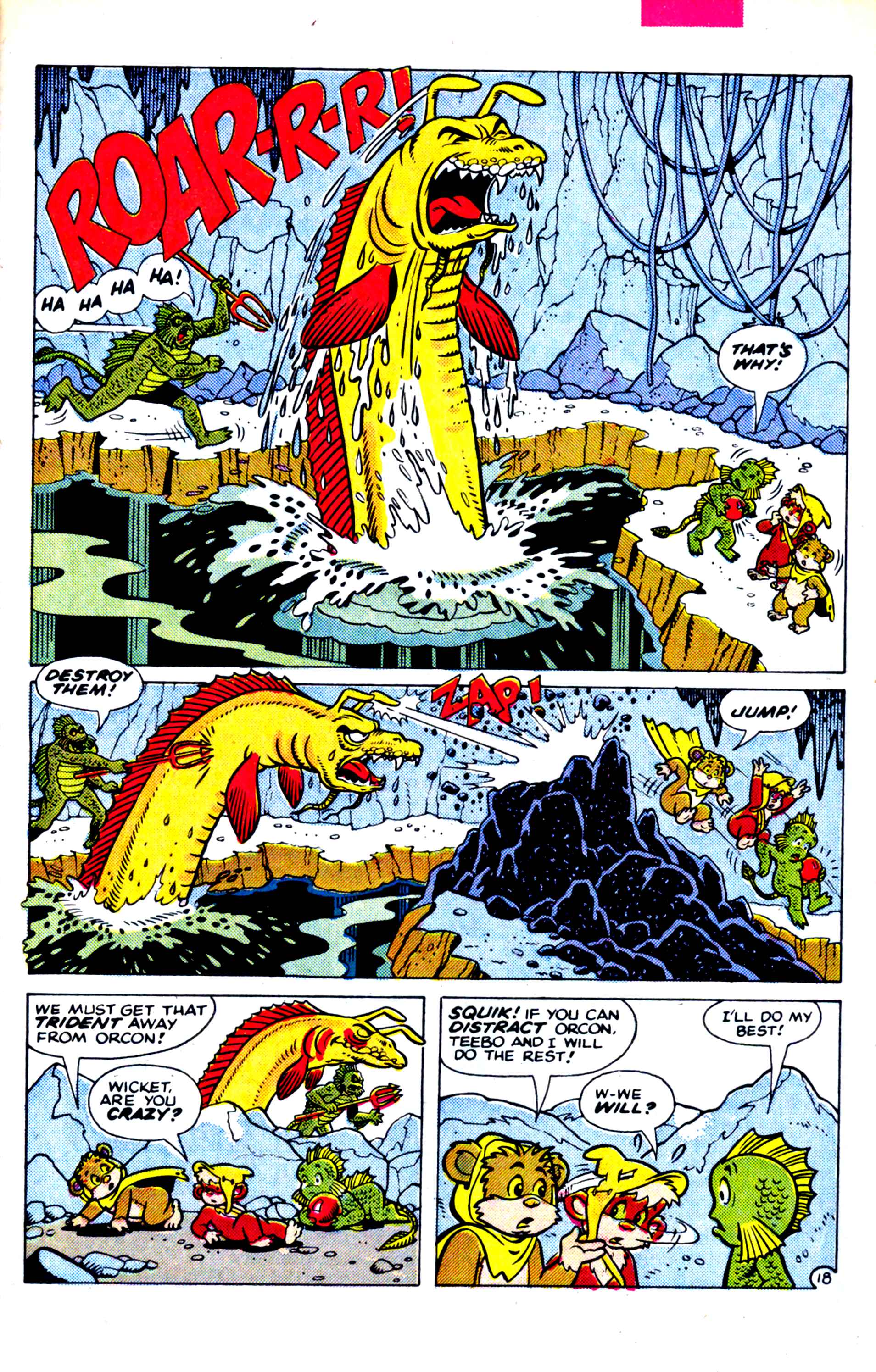 Read online Ewoks (1987) comic -  Issue #9 - 19