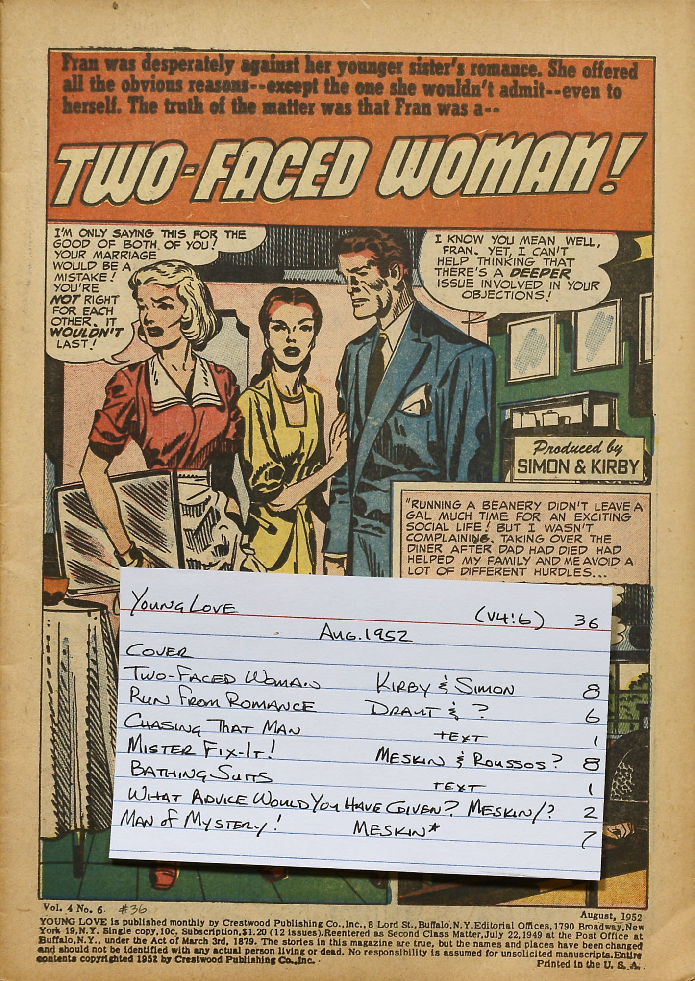 Read online Young Love (1949) comic -  Issue #36 - 46