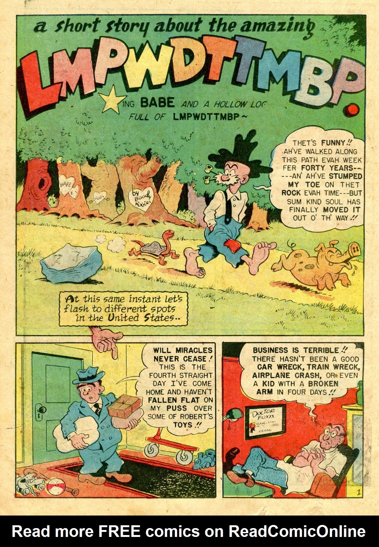 Read online Babe (1948) comic -  Issue #8 - 18