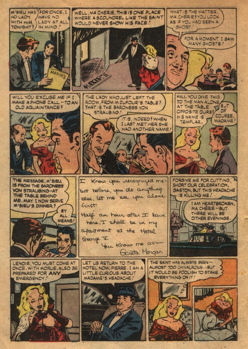Read online The Saint (1947) comic -  Issue #10 - 4