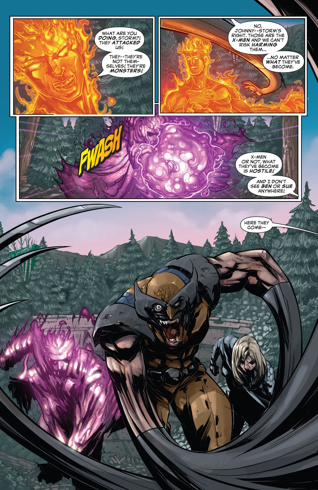 Read online X-Men/Fantastic Four comic -  Issue #3 - 8