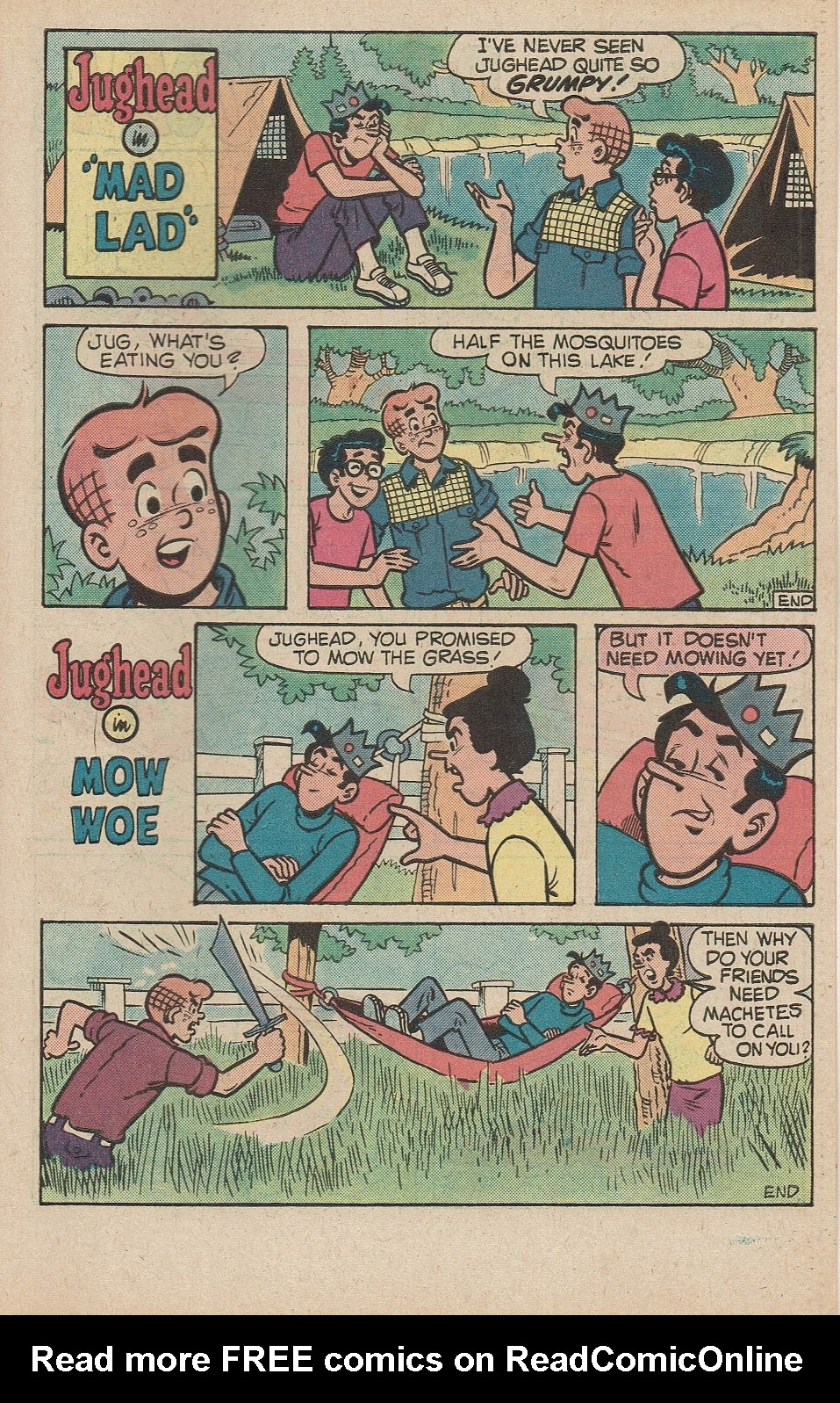 Read online Jughead's Jokes comic -  Issue #74 - 31