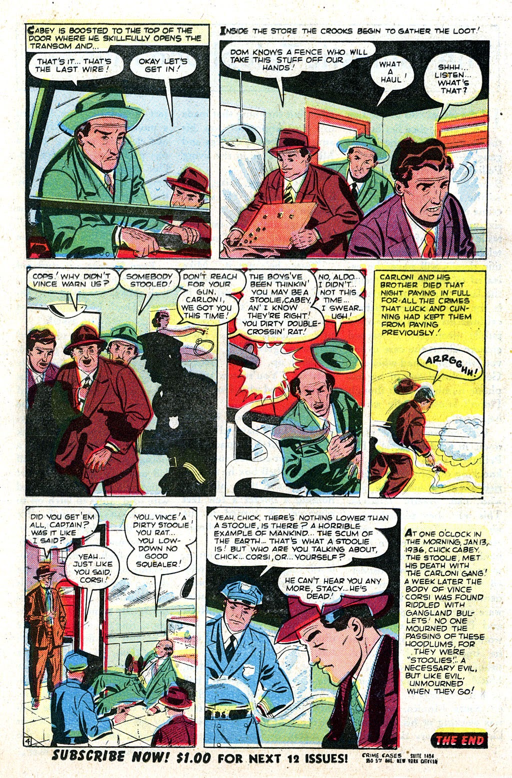 Read online Crime Cases Comics (1951) comic -  Issue #5 - 23
