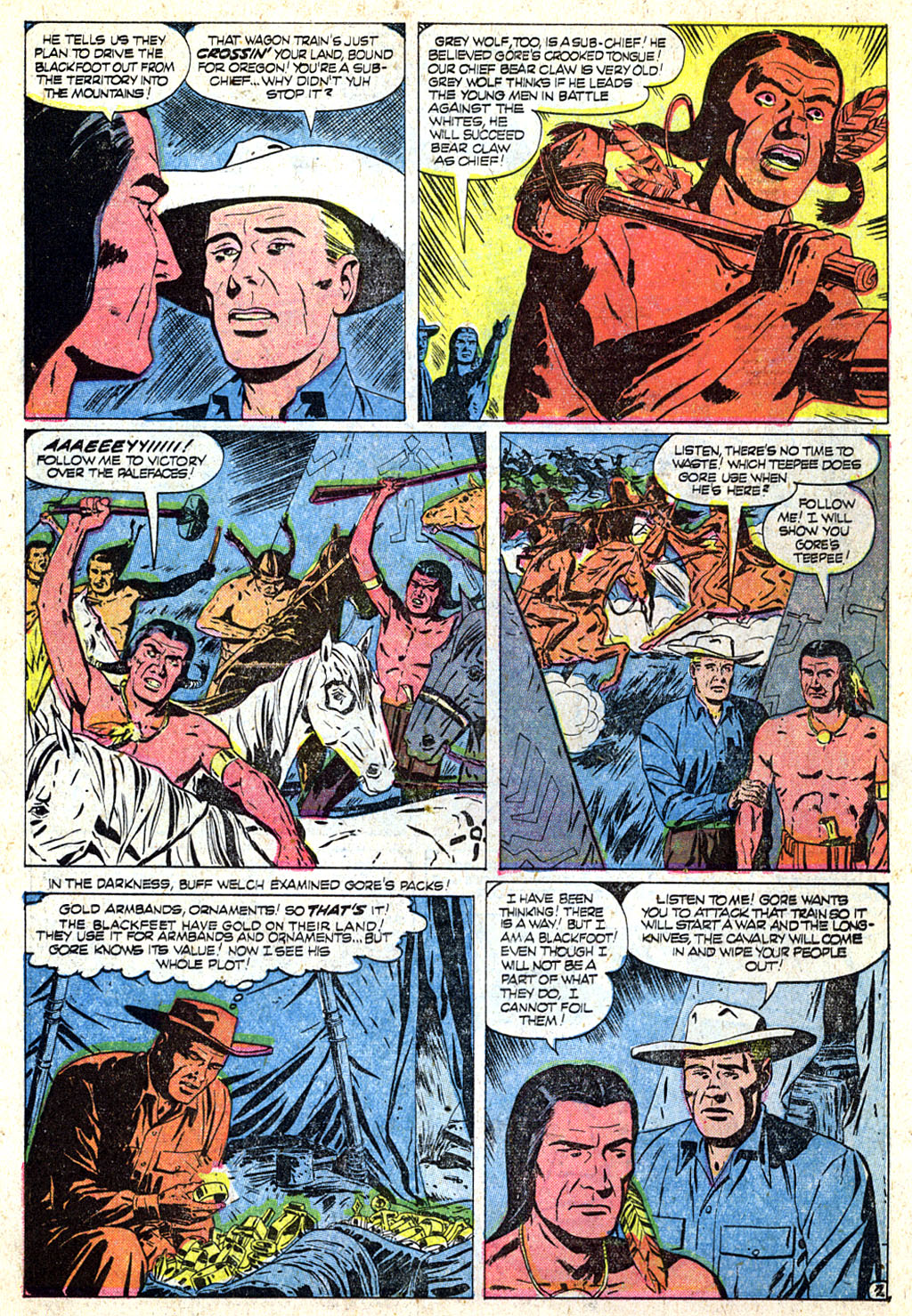 Read online Western Outlaws (1954) comic -  Issue #21 - 22