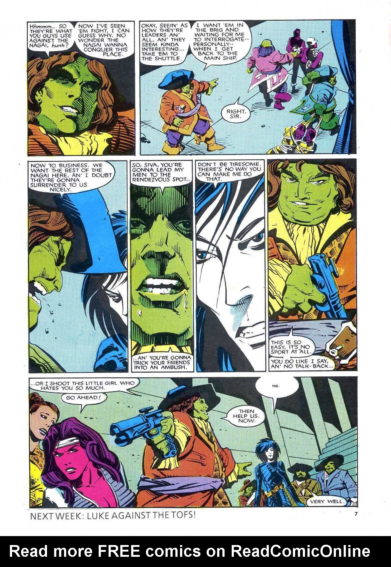 Read online Return of the Jedi comic -  Issue #145 - 7