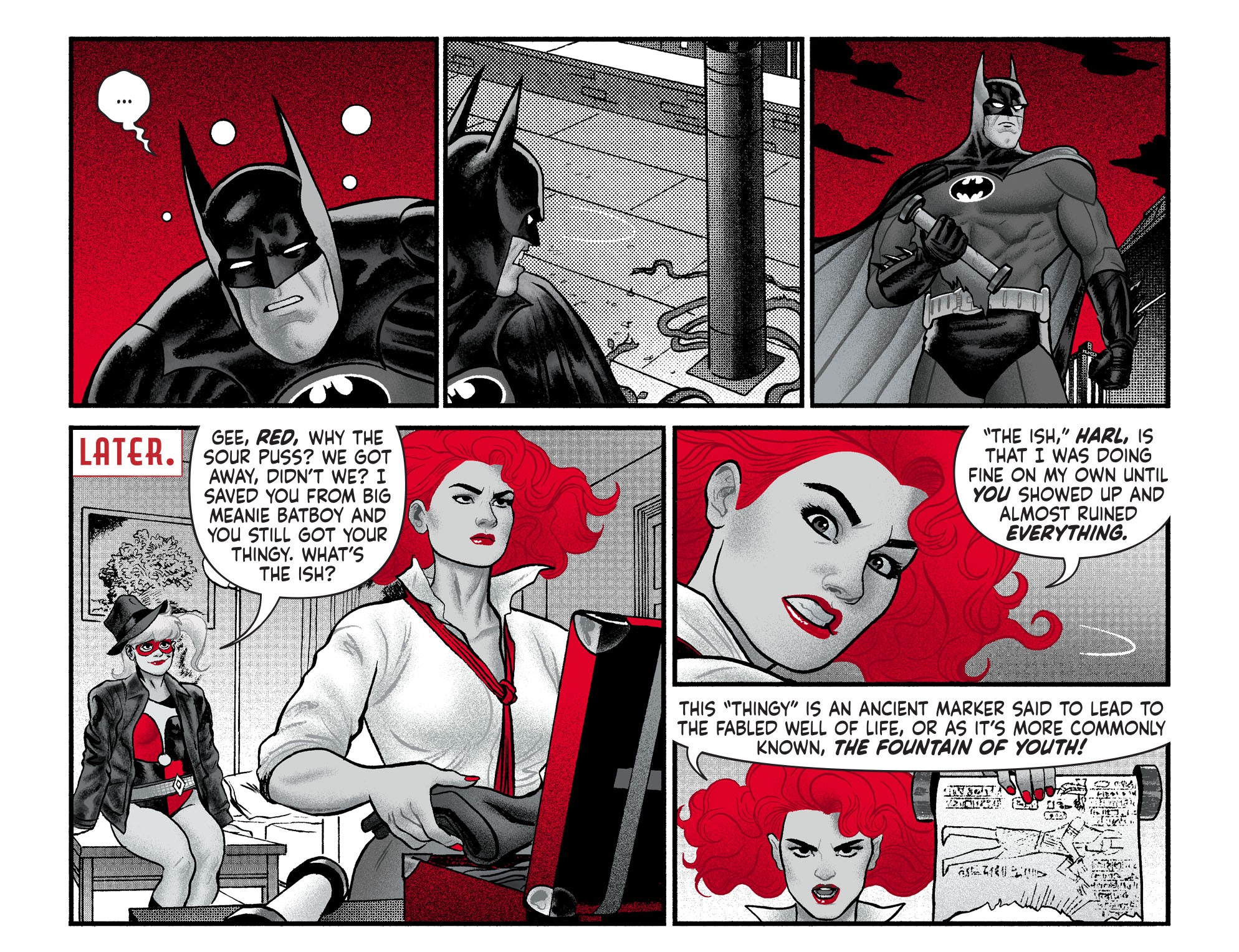 Read online Harley Quinn Black   White   Red comic -  Issue #9 - 10