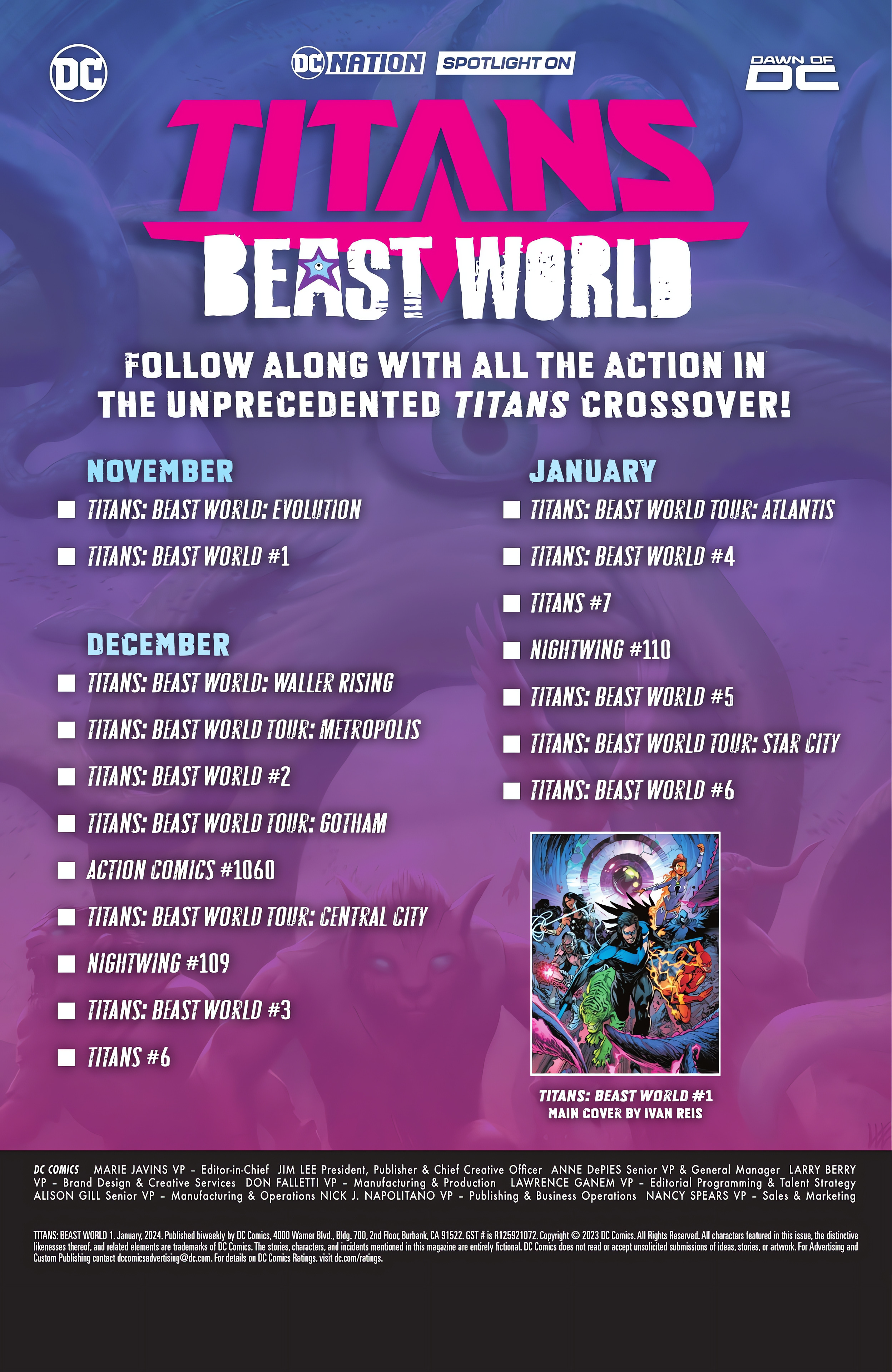 Read online Titans: Beast World comic -  Issue #1 - 45