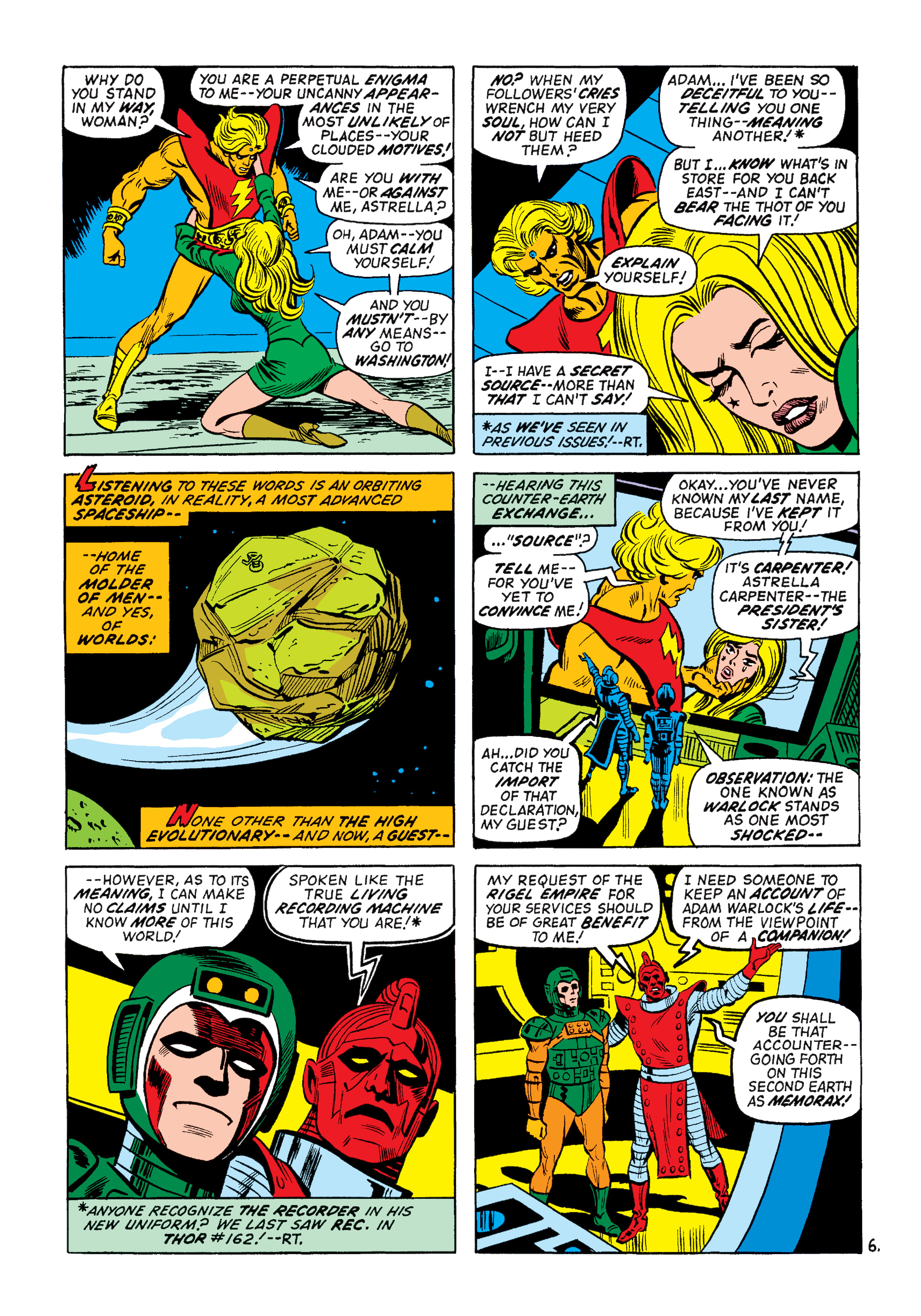 Read online Marvel Masterworks: Warlock comic -  Issue # TPB 1 (Part 3) - 7