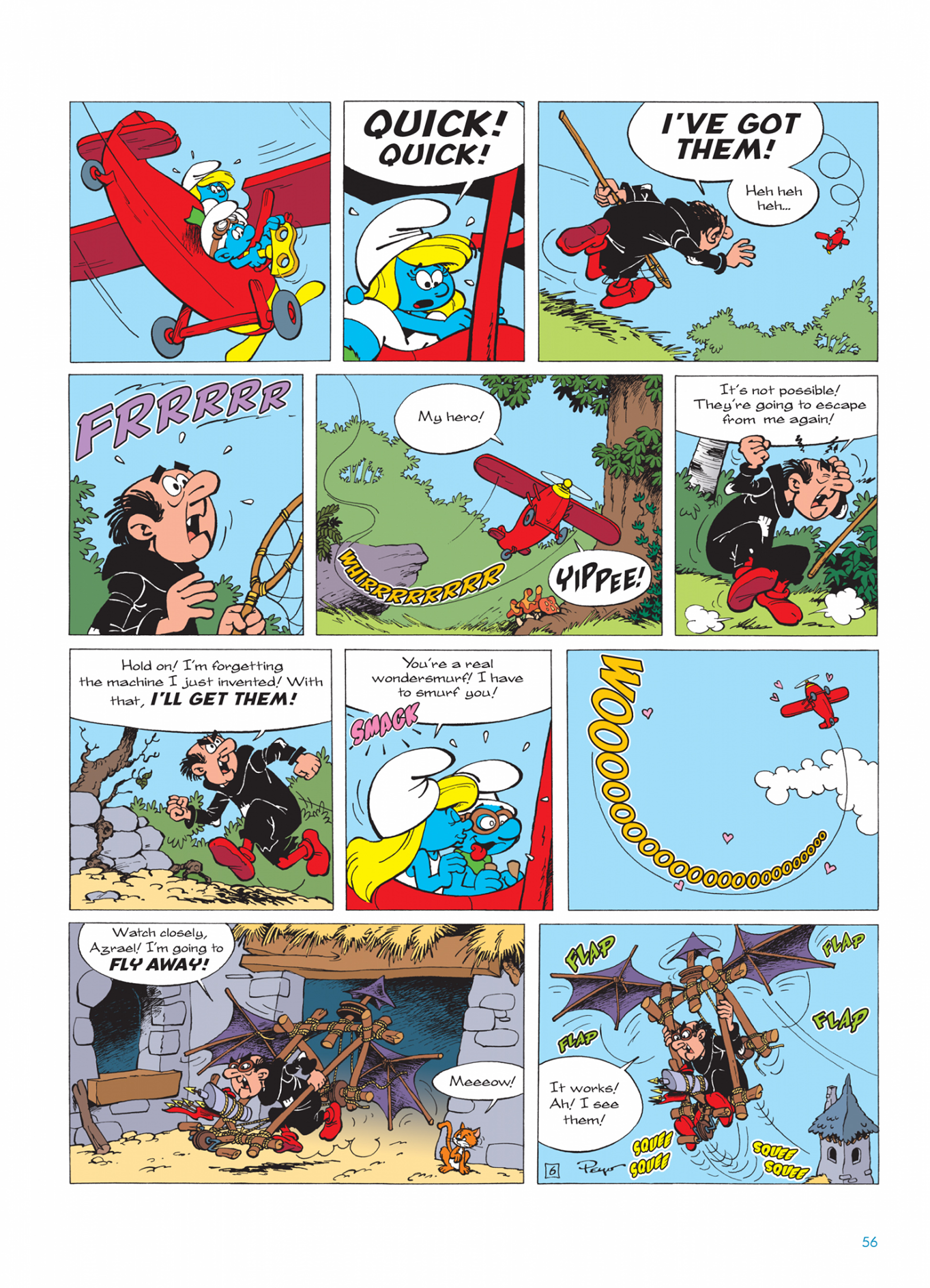 Read online The Smurfs comic -  Issue #26 - 56