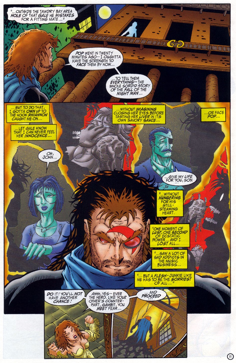 Read online The Night Man/Gambit comic -  Issue #1 - 11