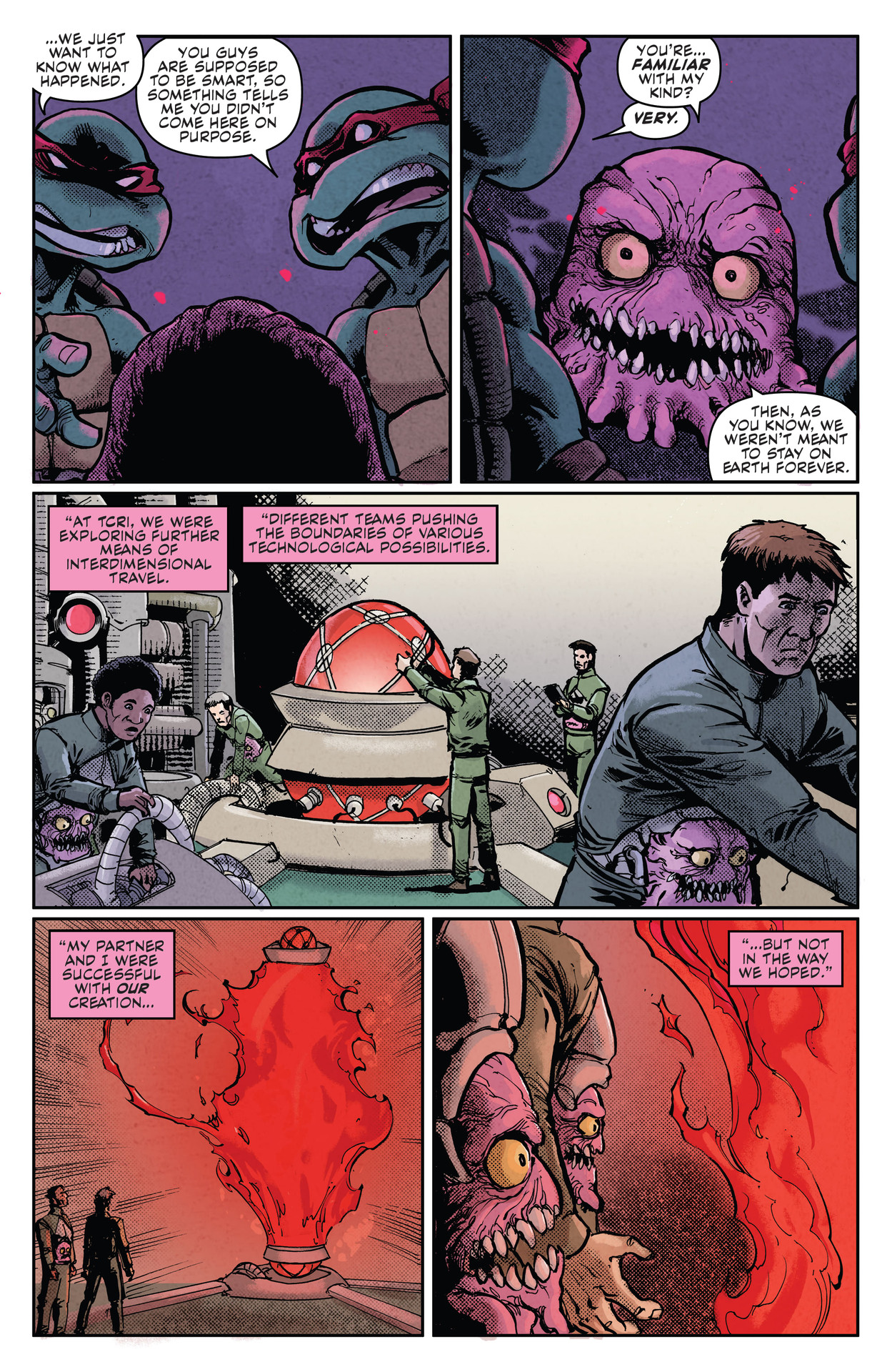 Read online Teenage Mutant Ninja Turtles x Stranger Things comic -  Issue #4 - 6