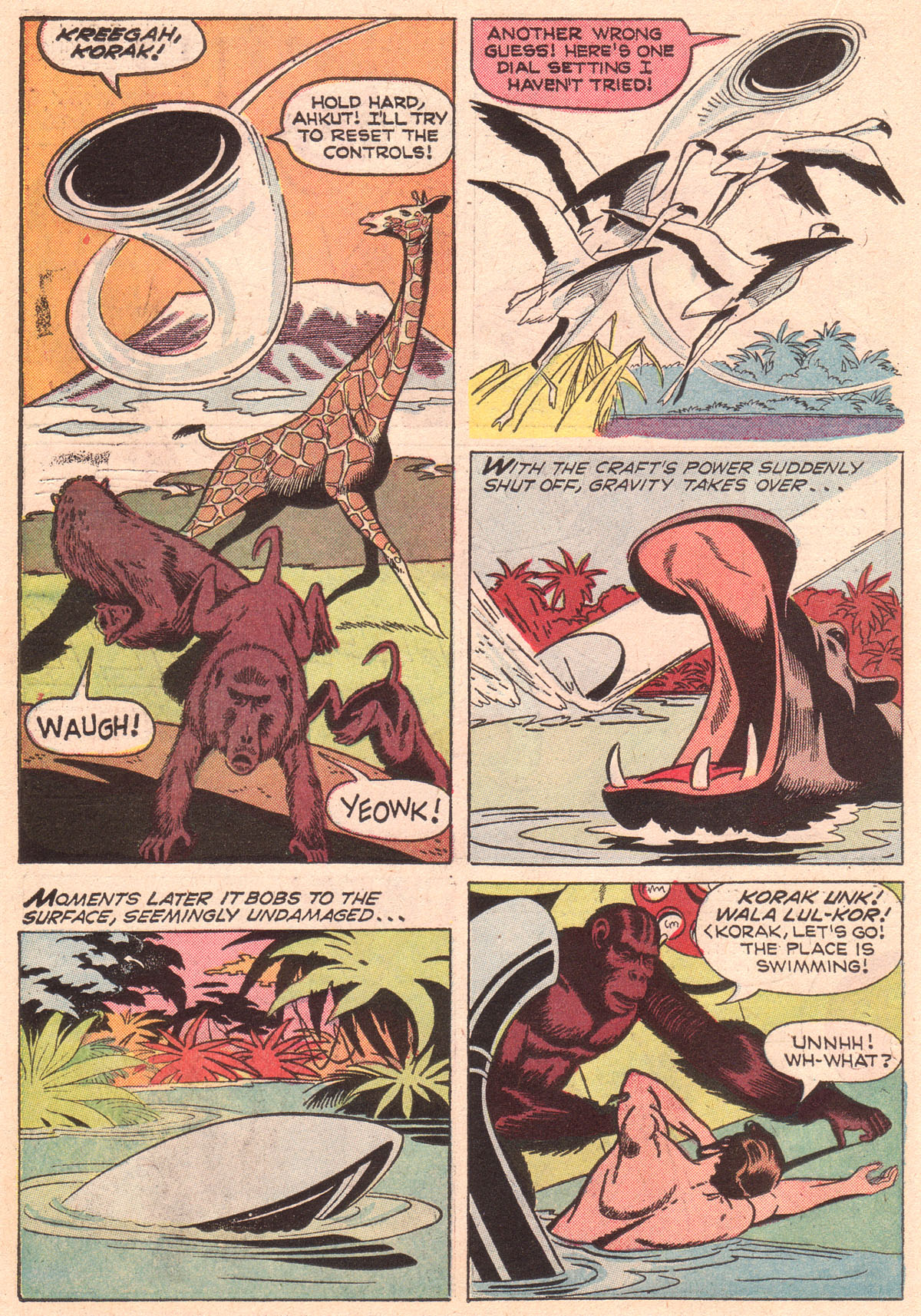 Read online Korak, Son of Tarzan (1964) comic -  Issue #21 - 22