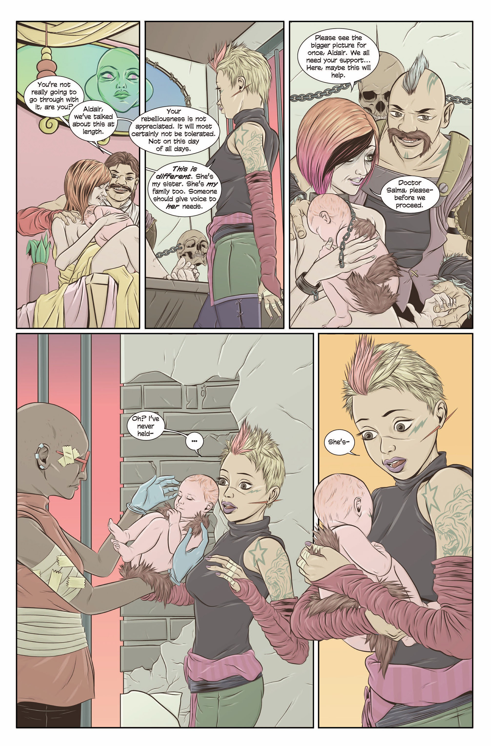 Read online Skinned comic -  Issue #1 - 5