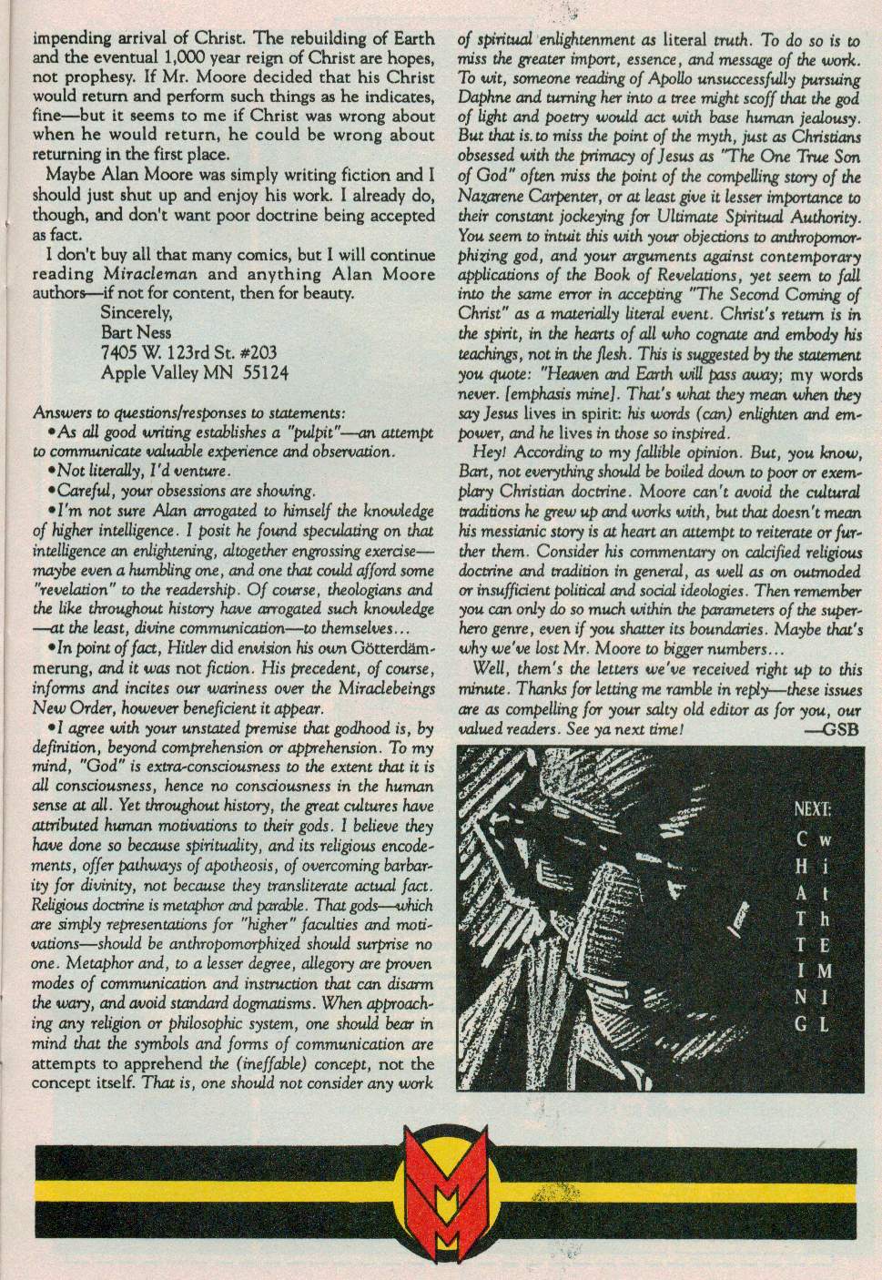 Read online Miracleman (1985) comic -  Issue #18 - 22