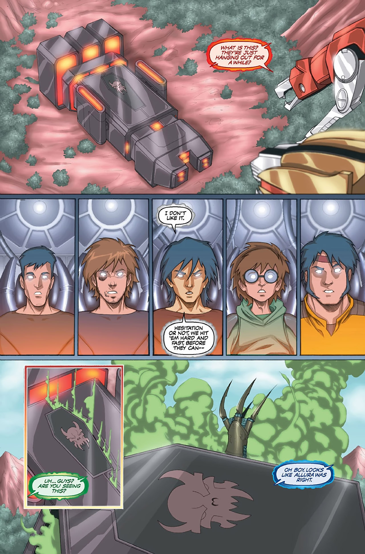 Read online Voltron: Defender of the Universe (Existed) comic -  Issue #4 - 16