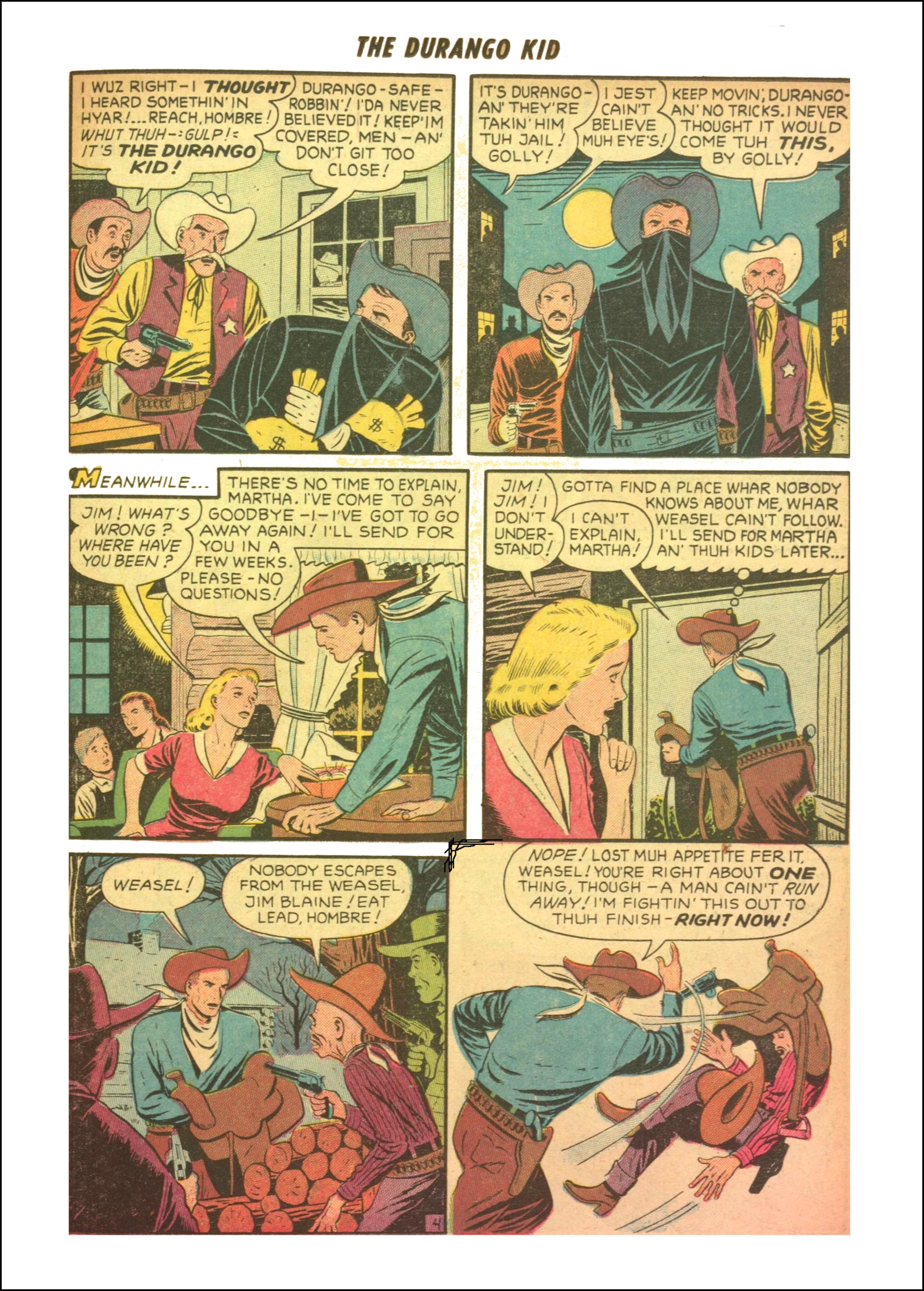 Read online Charles Starrett as The Durango Kid comic -  Issue #24 - 21
