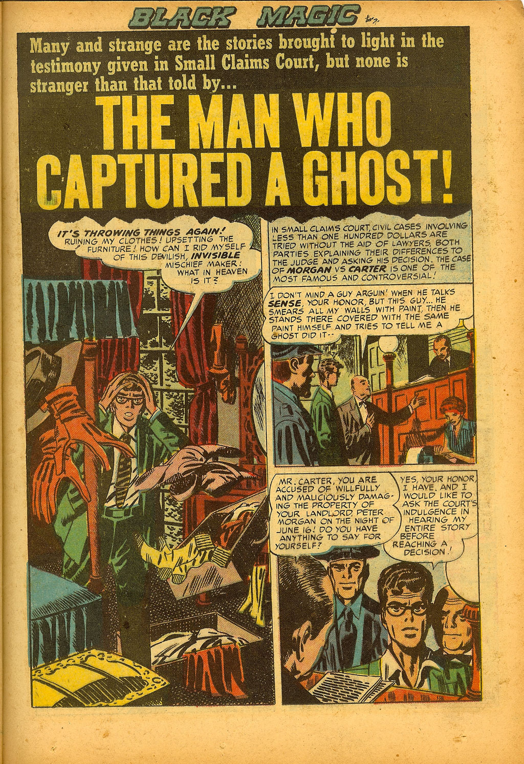 Read online Black Magic (1950) comic -  Issue #7 - 8