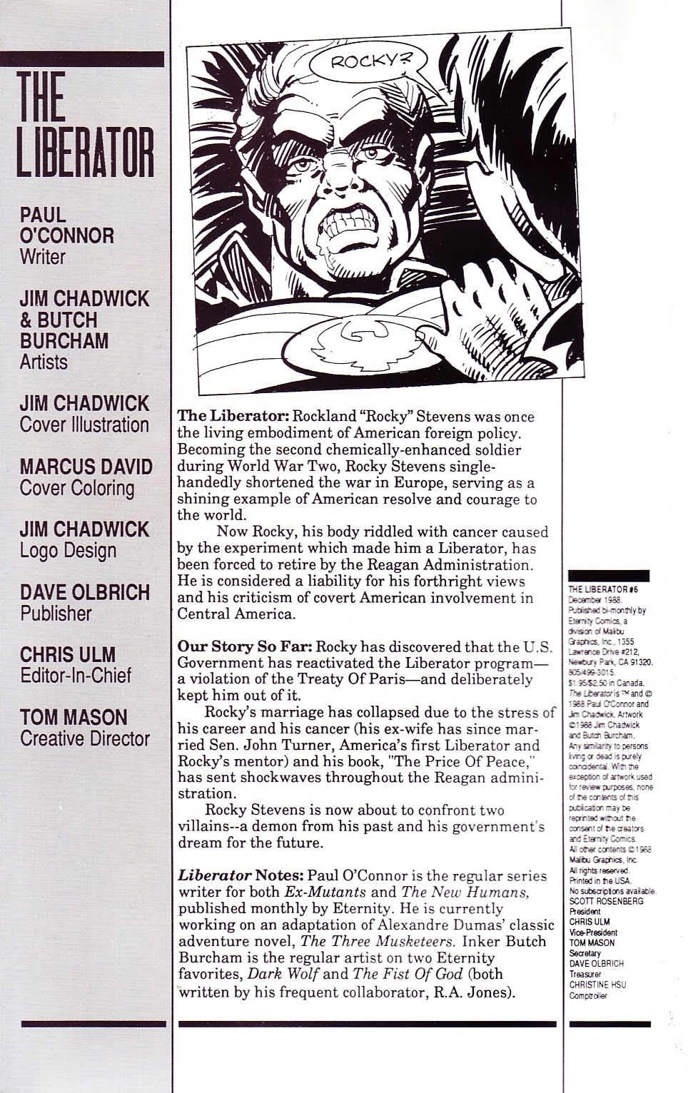Read online Liberator (1987) comic -  Issue #6 - 2