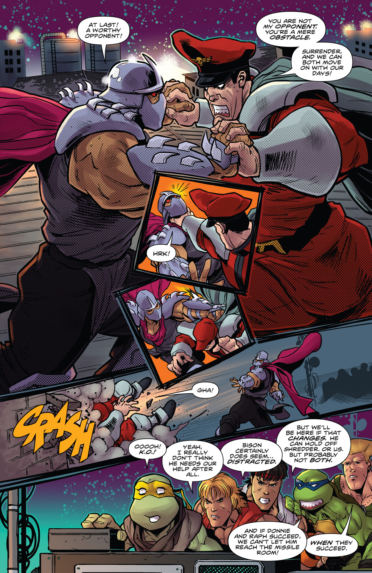 Read online Teenage Mutant Ninja Turtles vs. Street Fighter comic -  Issue #5 - 9