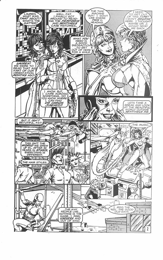 Read online Femforce: Time Storm comic -  Issue # Full - 6