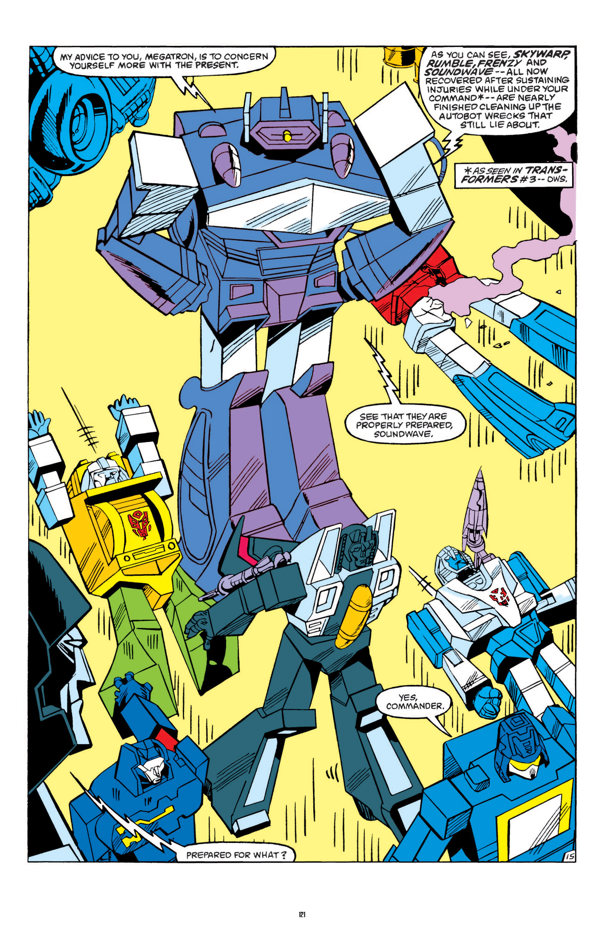 Read online The Transformers Classics comic -  Issue # TPB 1 - 122