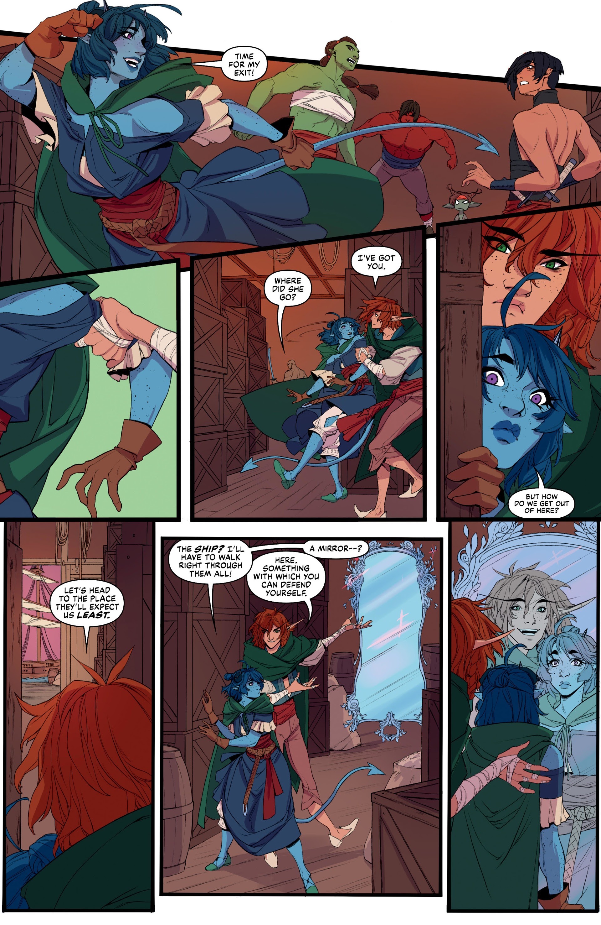 Read online Critical Role: The Mighty Nein Origins–Jester Lavorre comic -  Issue # Full - 38