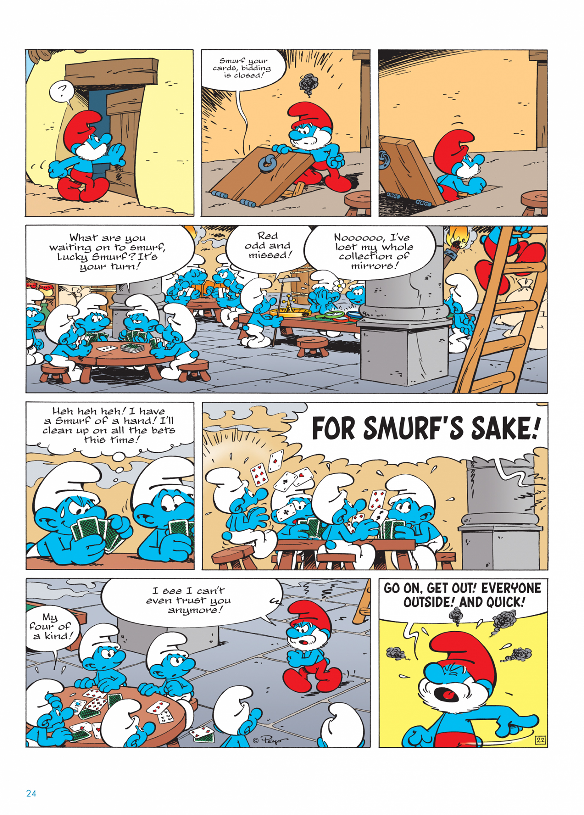 Read online The Smurfs comic -  Issue #25 - 25