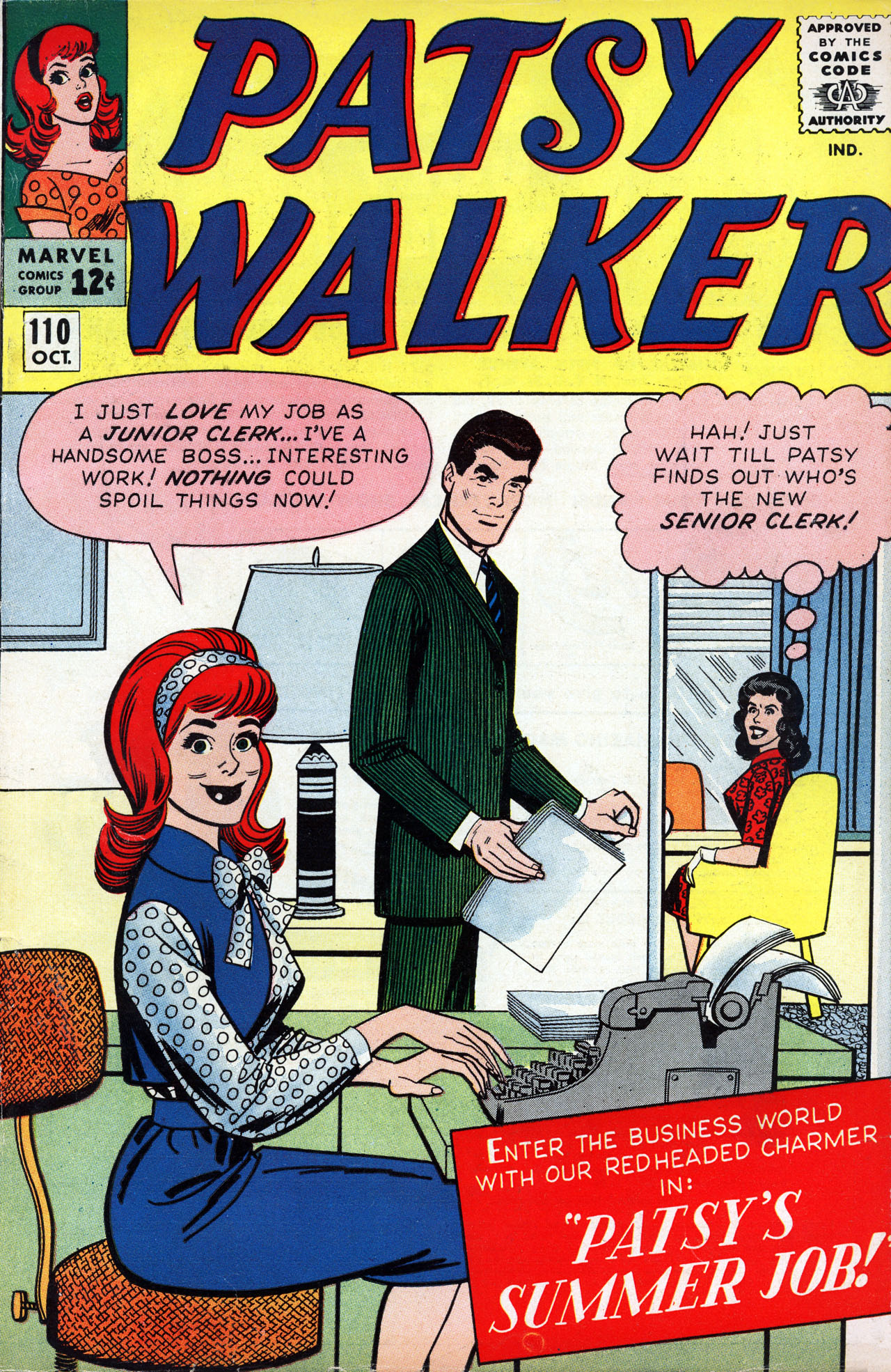 Read online Patsy Walker comic -  Issue #110 - 1