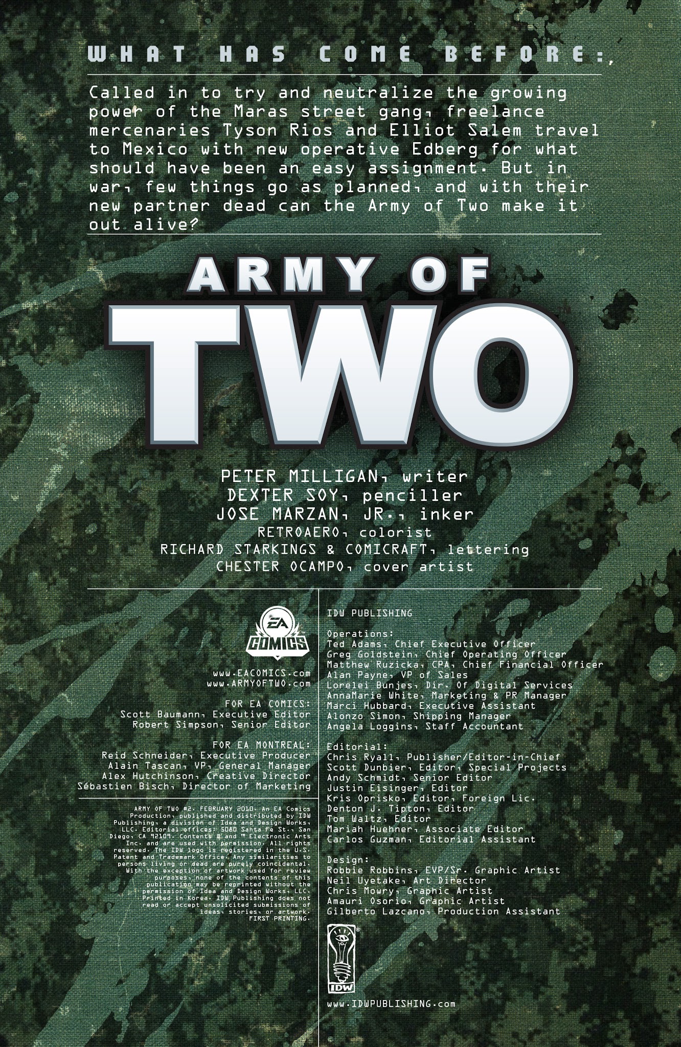 Read online Army of Two comic -  Issue # _TPB 1 - 6