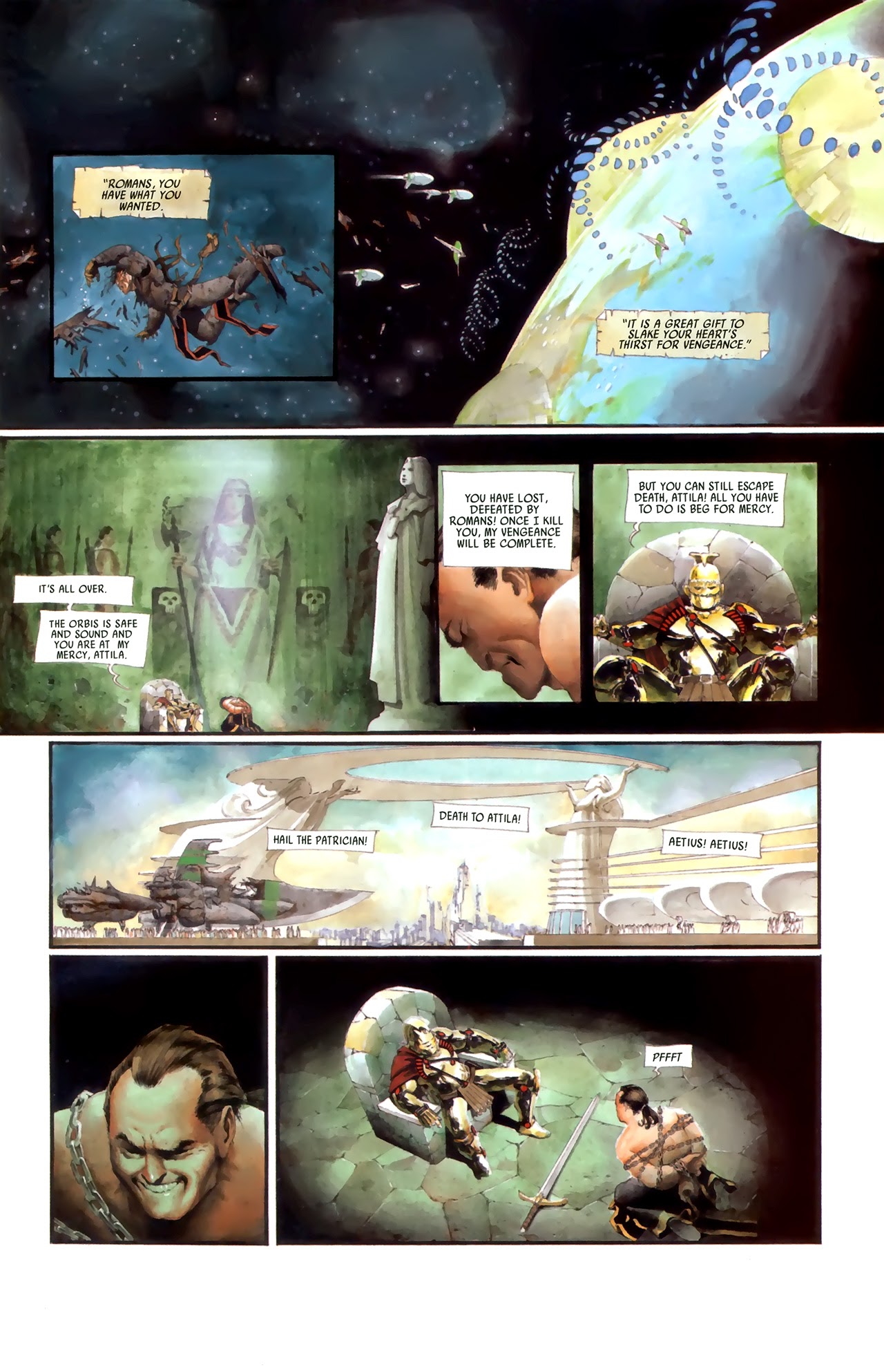 Read online Scourge Of The Gods: The Fall comic -  Issue #1 - 41