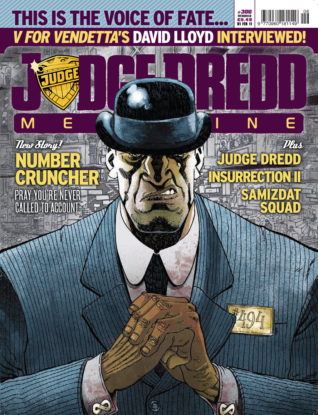 Read online Judge Dredd Megazine (Vol. 5) comic -  Issue #306 - 1