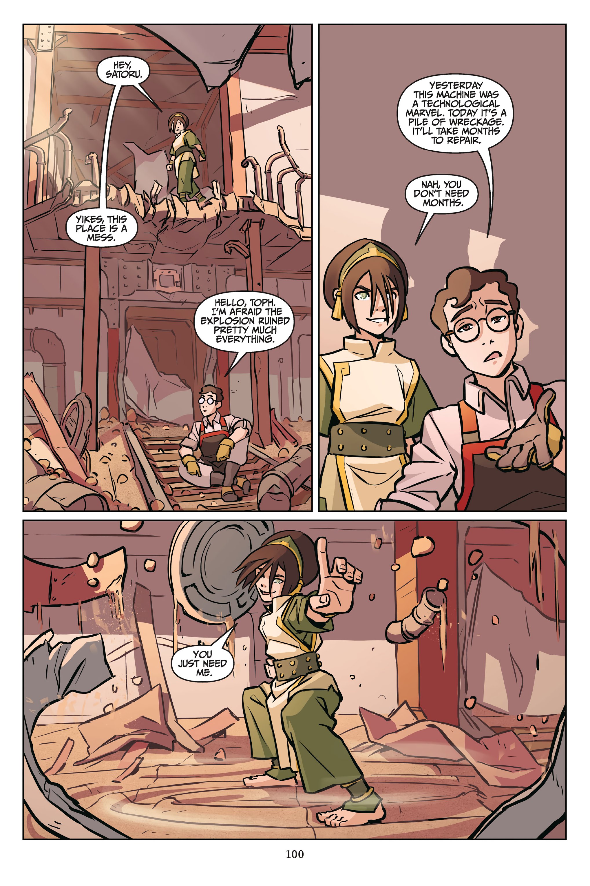 Read online Nickelodeon Avatar: The Last Airbender - Imbalance comic -  Issue # _Omnibus (Part 2) - 1