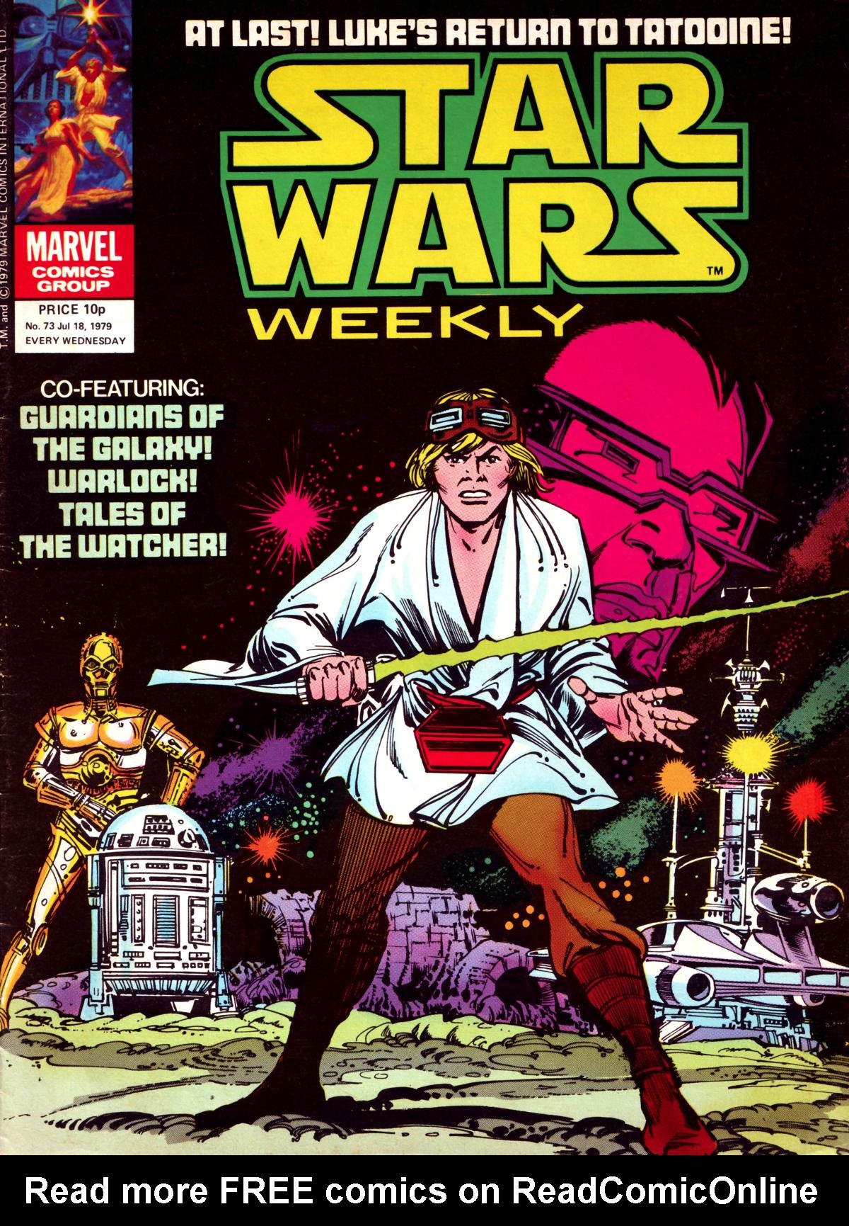 Read online Star Wars Weekly comic -  Issue #73 - 1