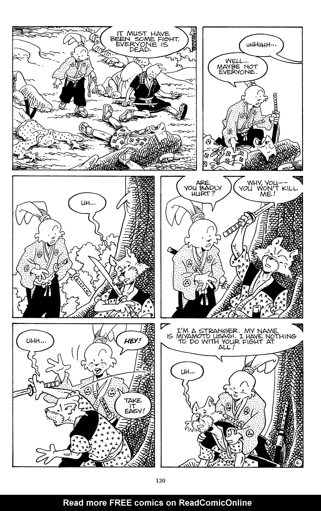 Read online The Usagi Yojimbo Saga comic -  Issue # TPB 7 - 116