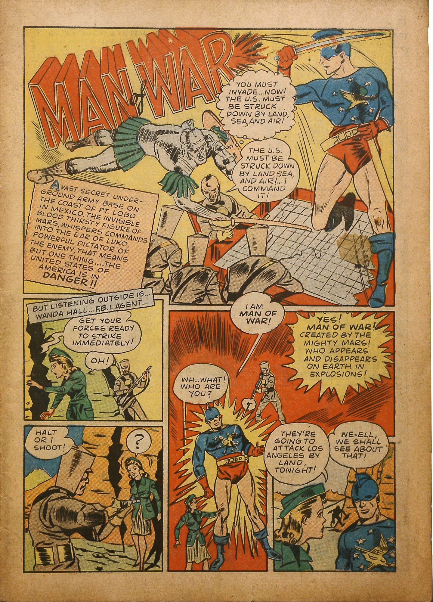Read online Man of War Comics comic -  Issue #1 - 3