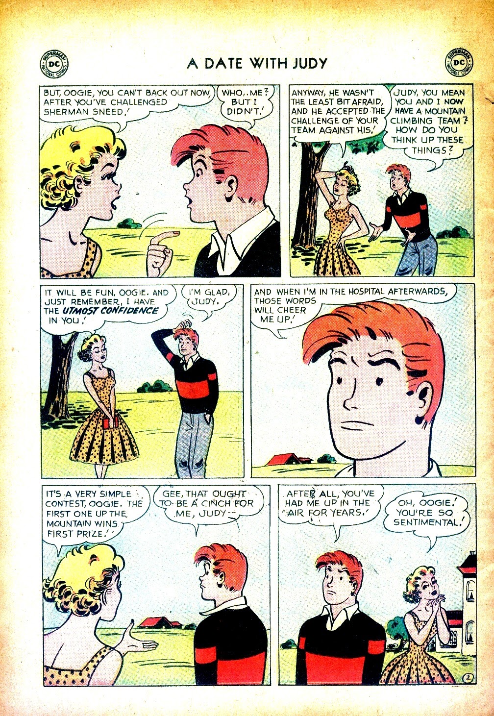Read online A Date with Judy comic -  Issue #68 - 4