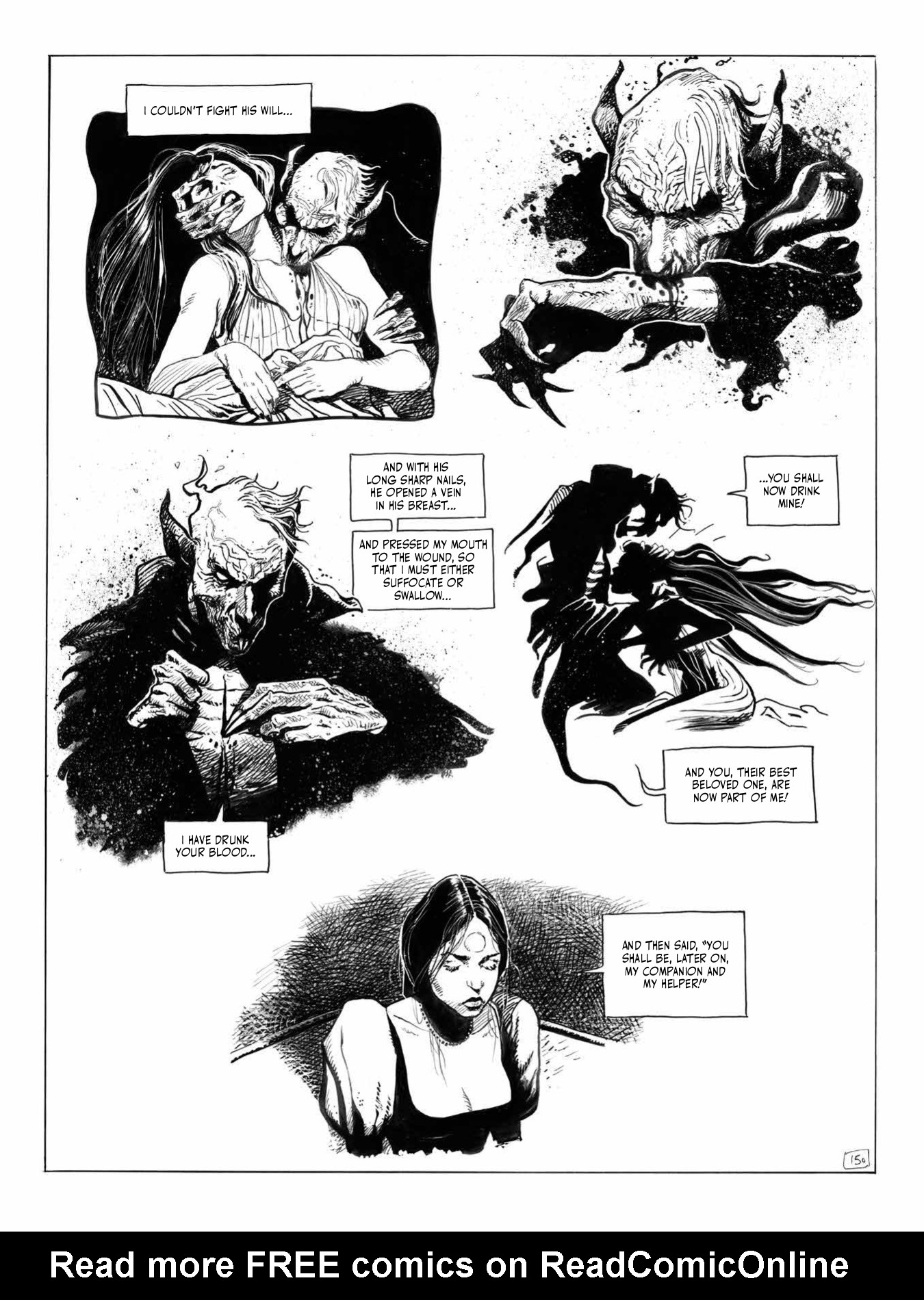 Read online Bram Stoker's Dracula by Georges Bess comic -  Issue # TPB (Part 2) - 51