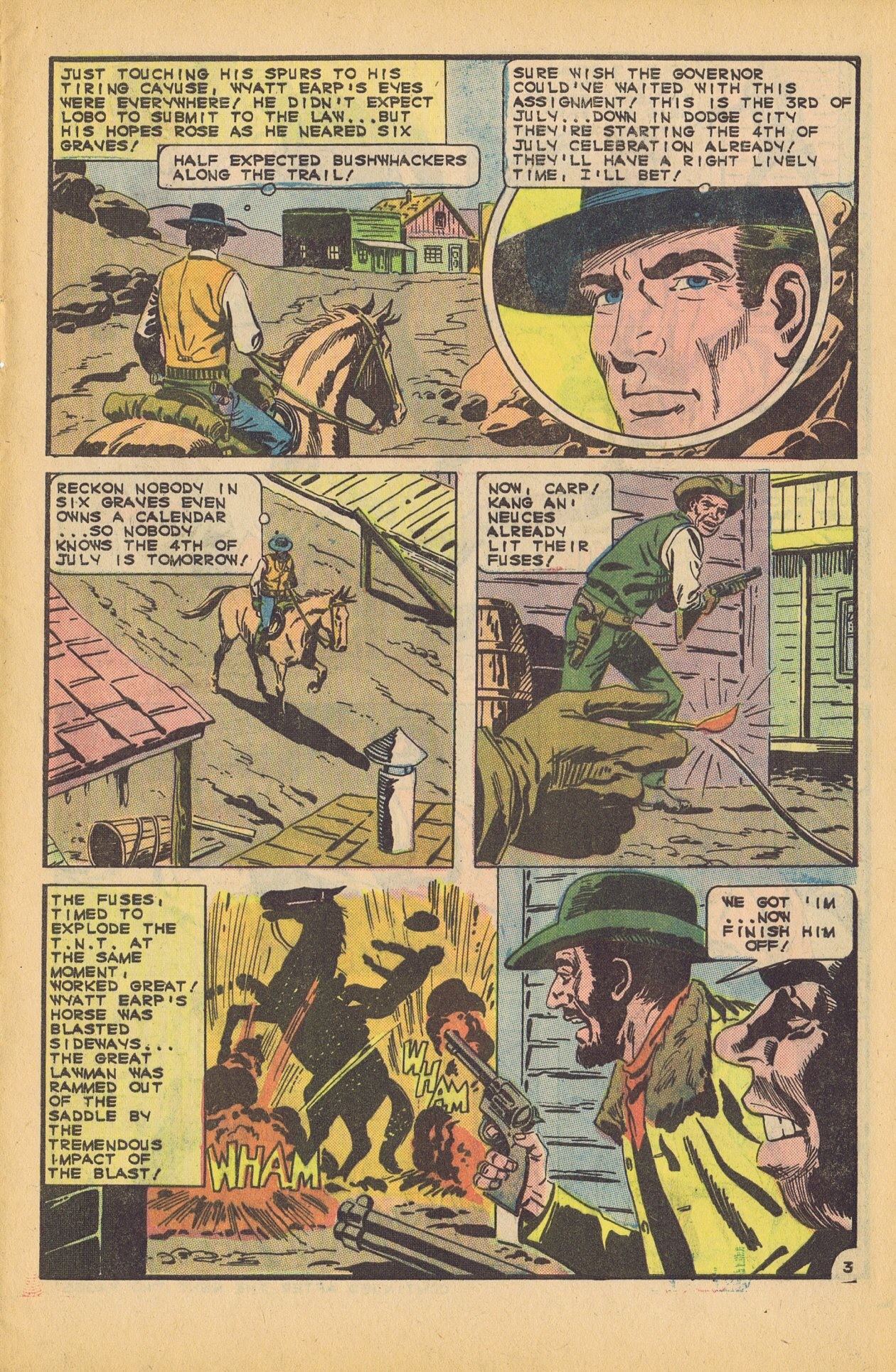 Read online Wyatt Earp Frontier Marshal comic -  Issue #64 - 6
