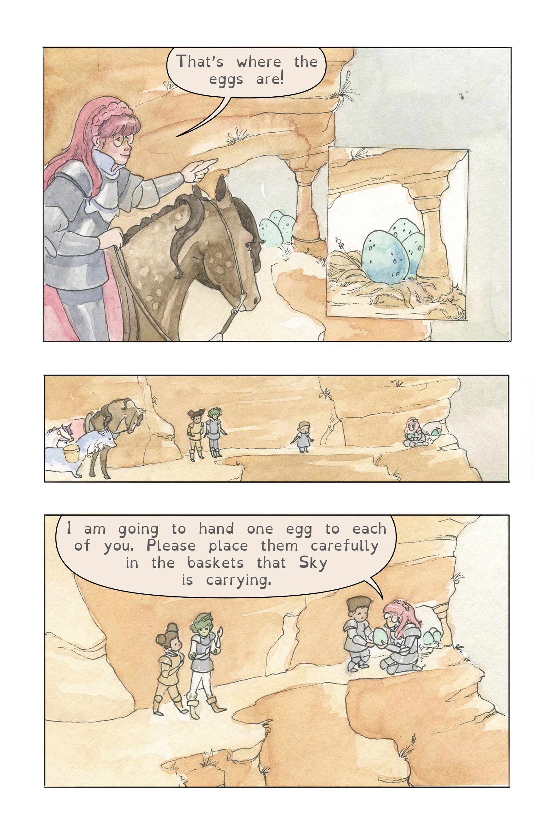 Read online Emiline: Knight in Training comic -  Issue # Full - 21
