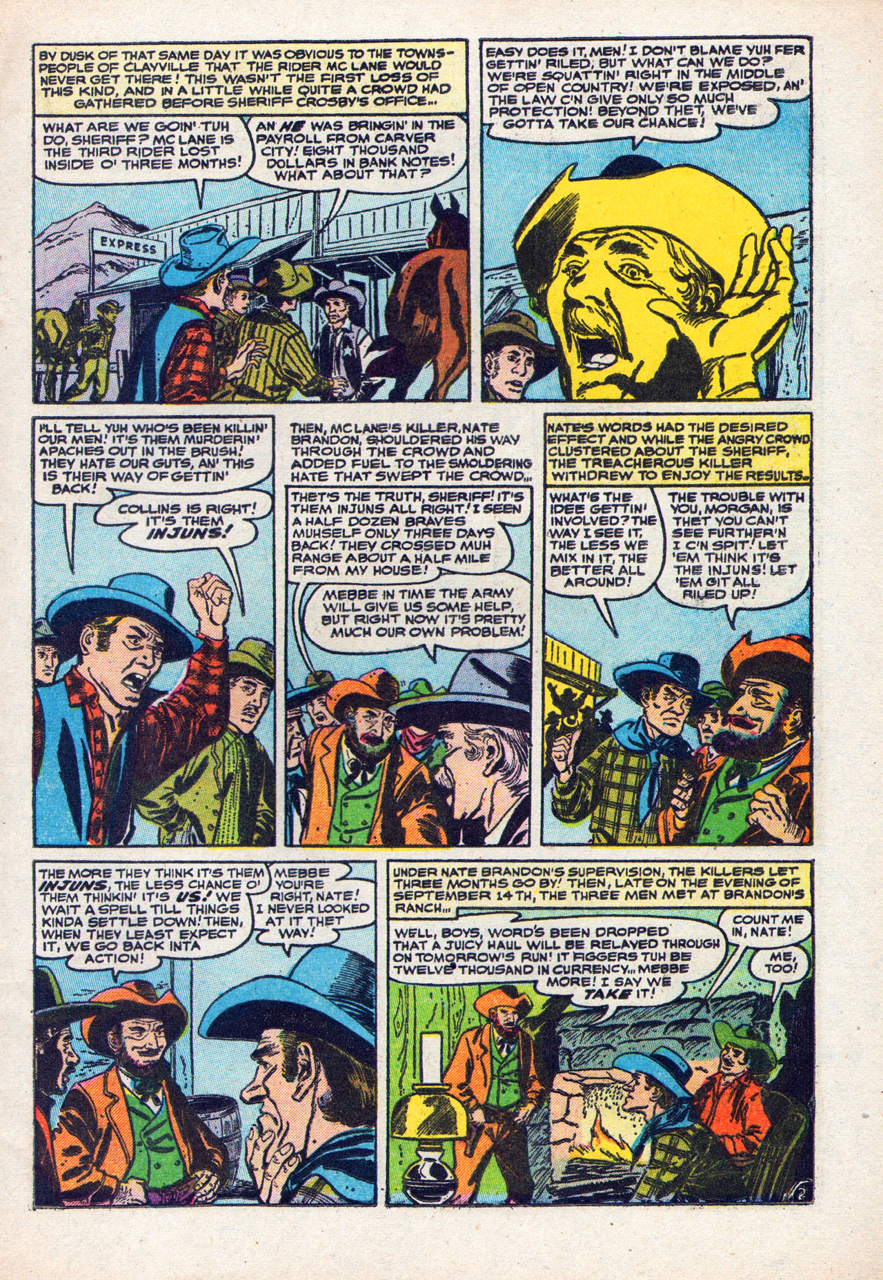 Read online Western Outlaws (1954) comic -  Issue #2 - 21