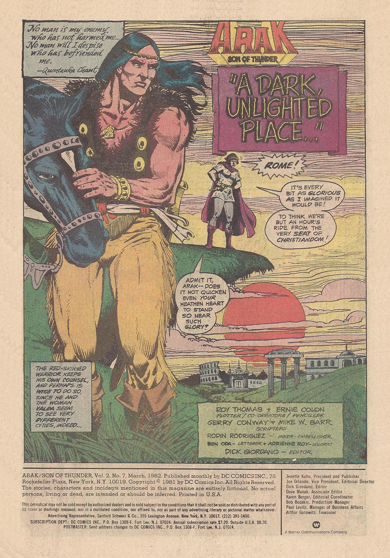 Read online Arak Son of Thunder comic -  Issue #7 - 3