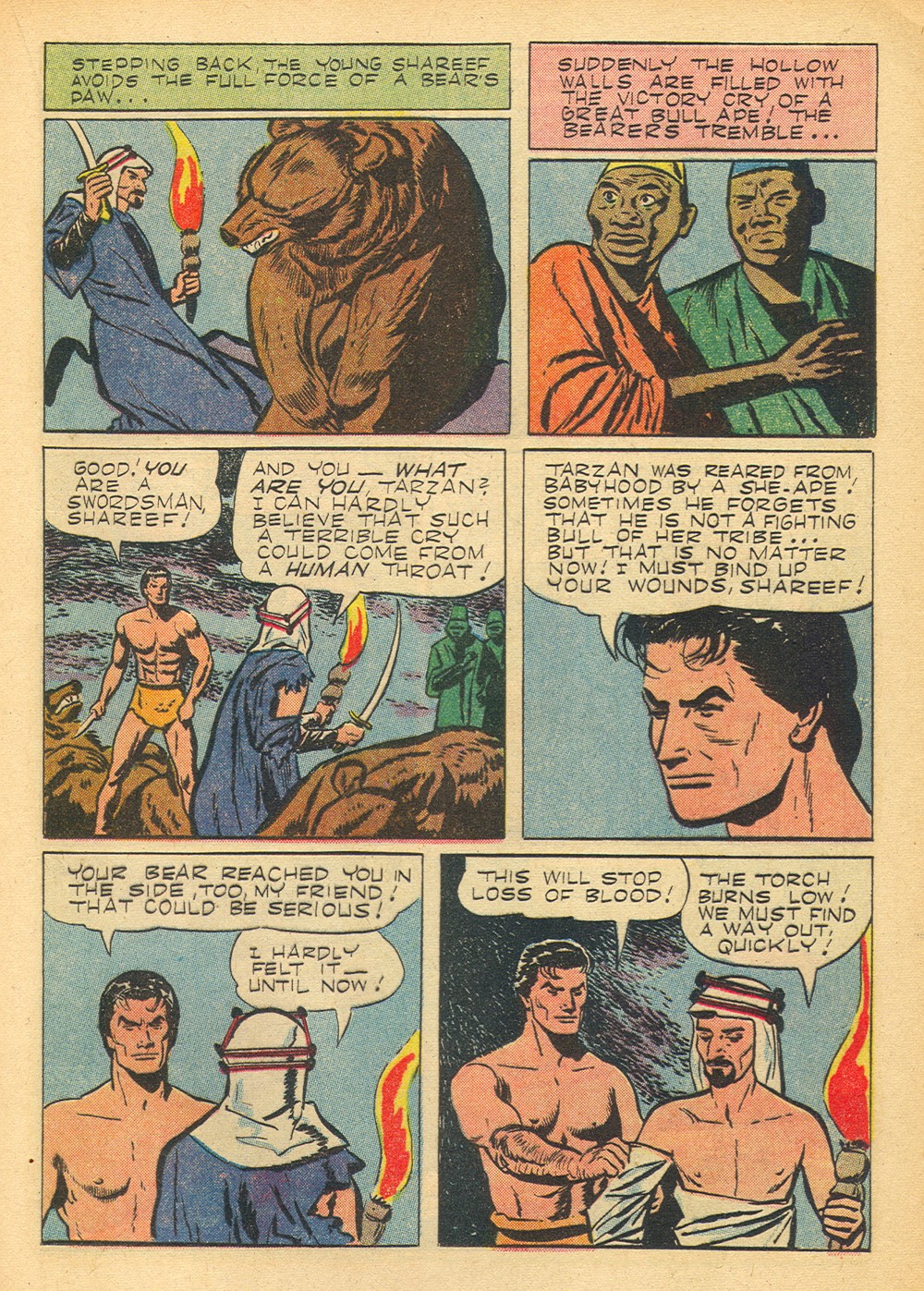 Read online Tarzan (1948) comic -  Issue #77 - 13
