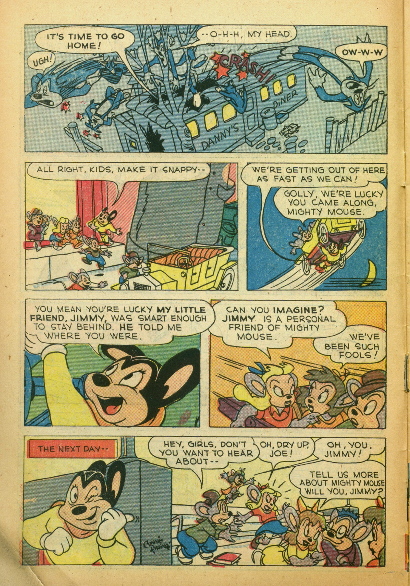 Read online Paul Terry's Mighty Mouse Comics comic -  Issue #39 - 42