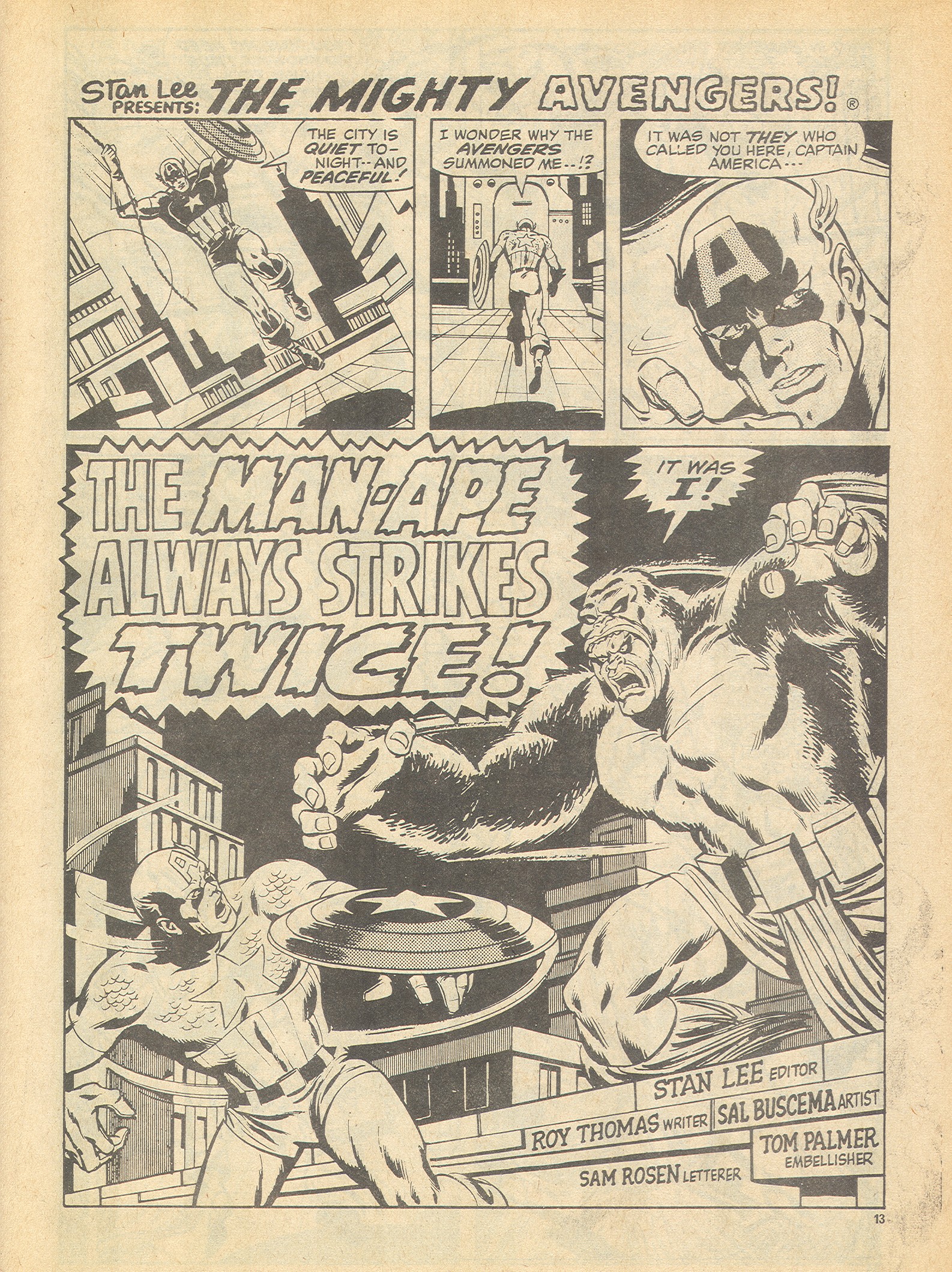 Read online The Avengers (1973) comic -  Issue #120 - 13