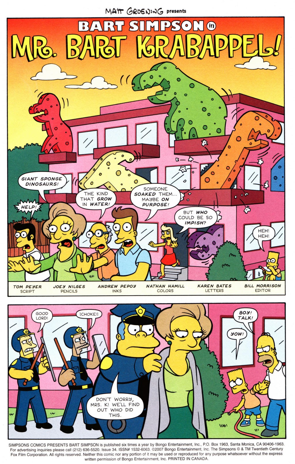 Read online Bart Simpson comic -  Issue #34 - 2