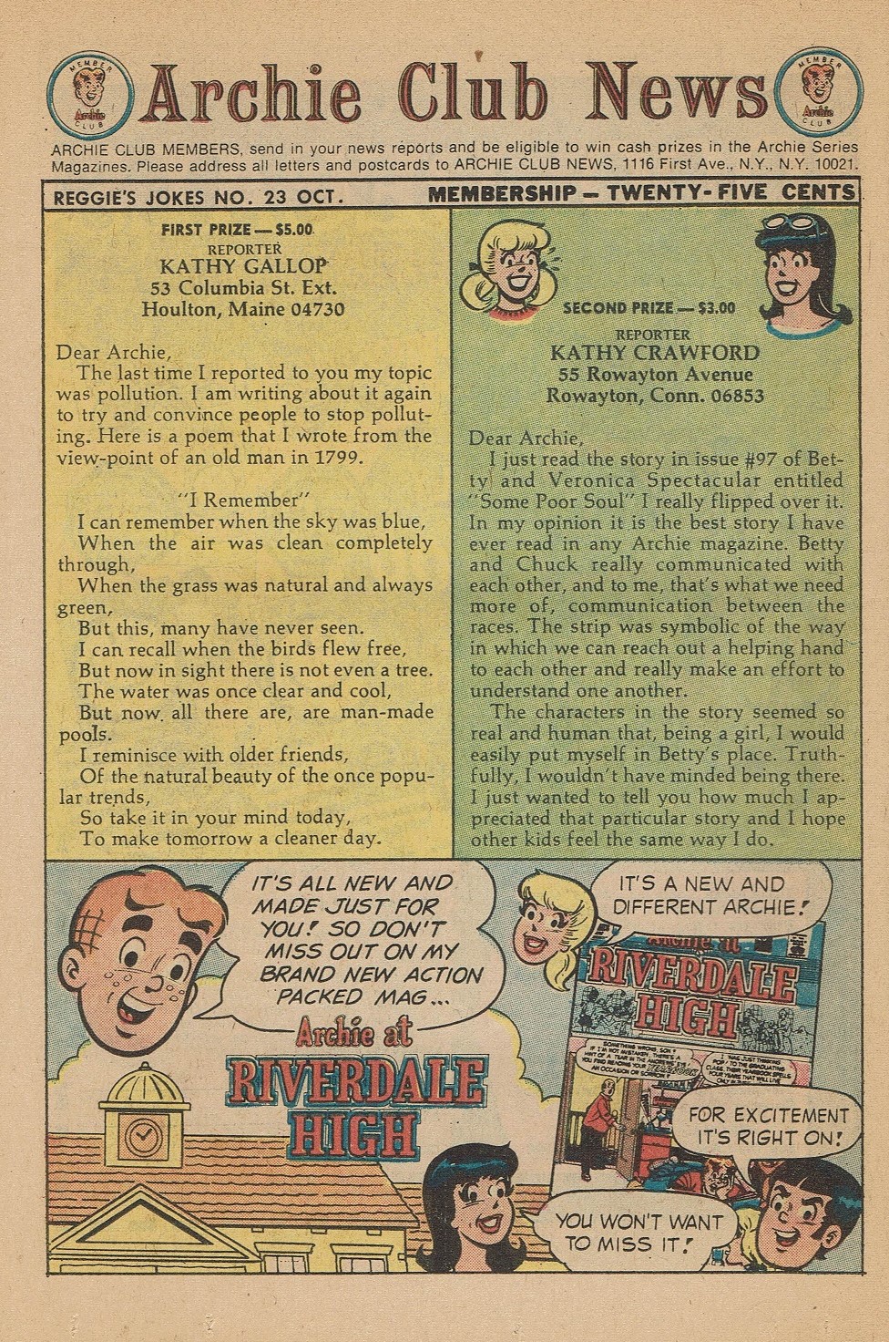 Read online Reggie's Wise Guy Jokes comic -  Issue #23 - 41