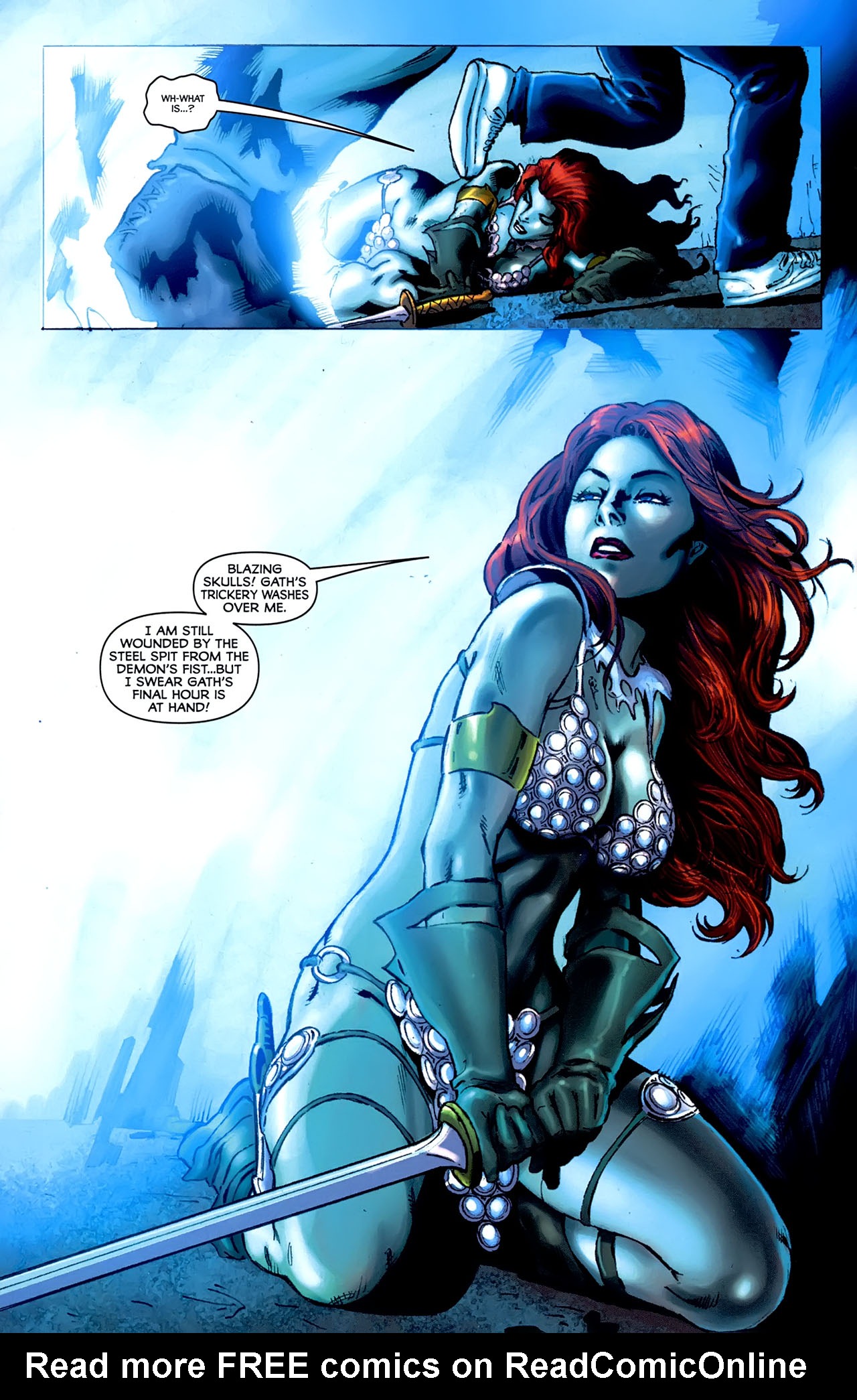Read online Spider-Man/Red Sonja comic -  Issue #5 - 6
