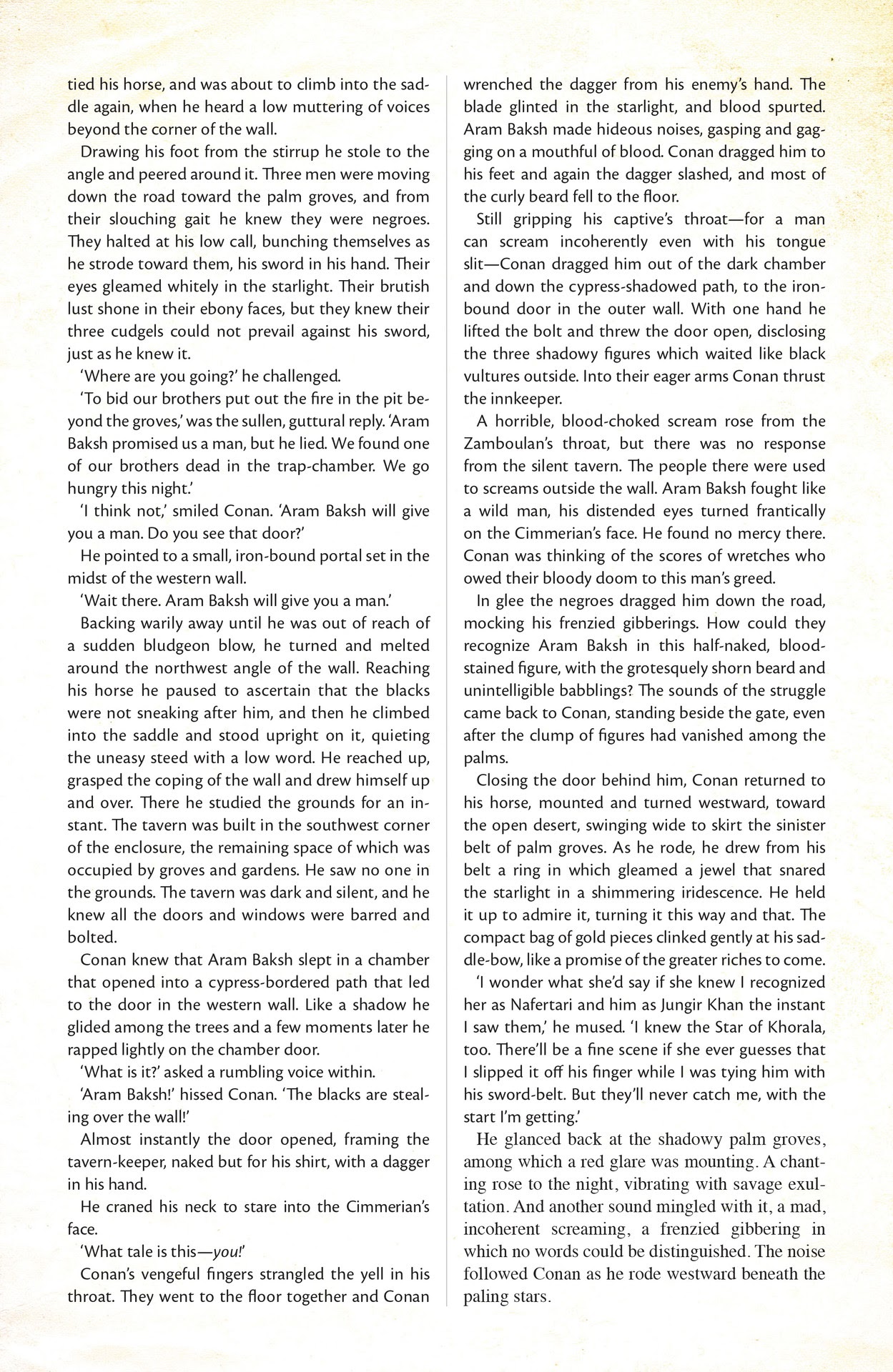 Read online The Cimmerian comic -  Issue # TPB 3 - 132